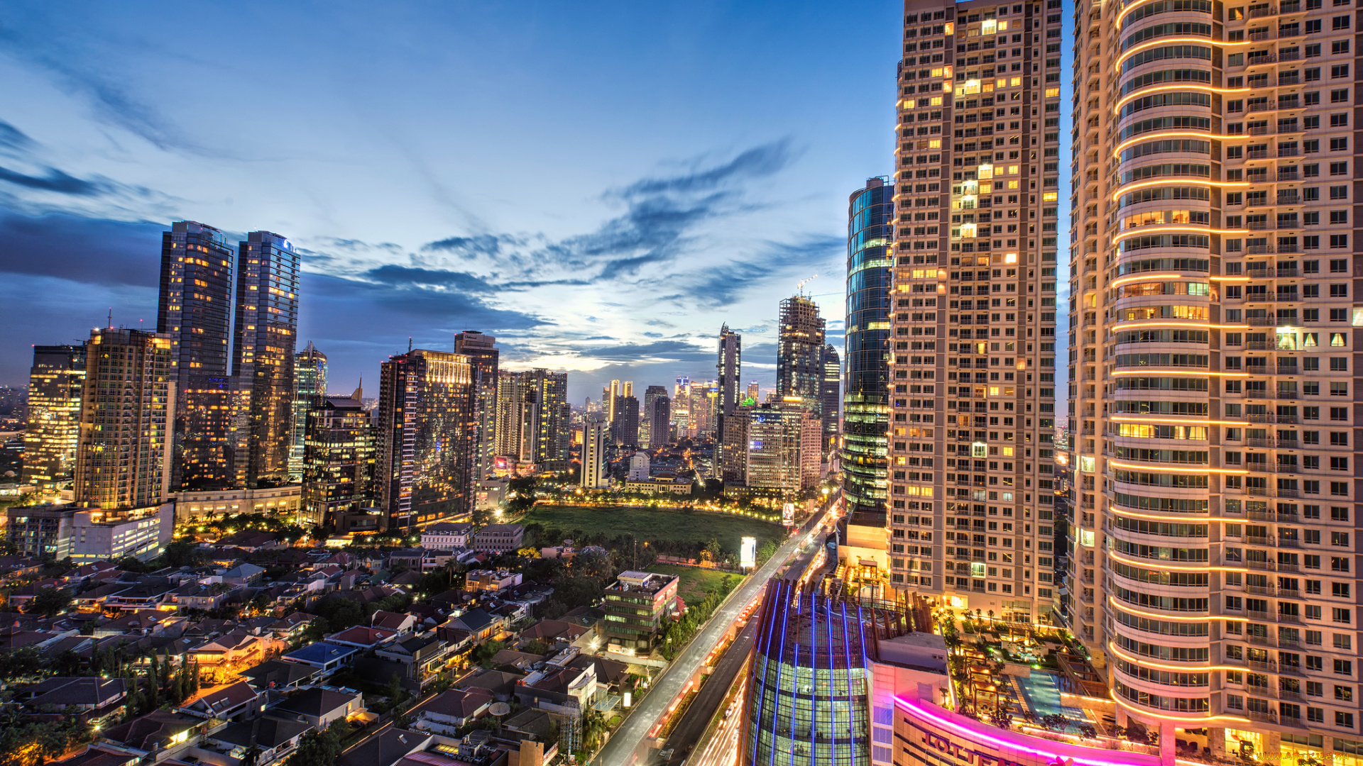 casablanca, street, jakarta, indonesia, города, столицы, государств, джакарта, индонезия, здания