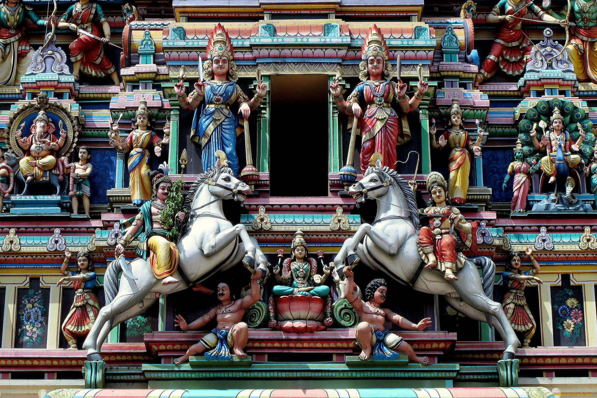sri, mahamariamman, temple, kuala, lumpur, malaysia, разное, элементы, архитектуры, малайзия, куала-лумпур, храм, шри, махамариамман