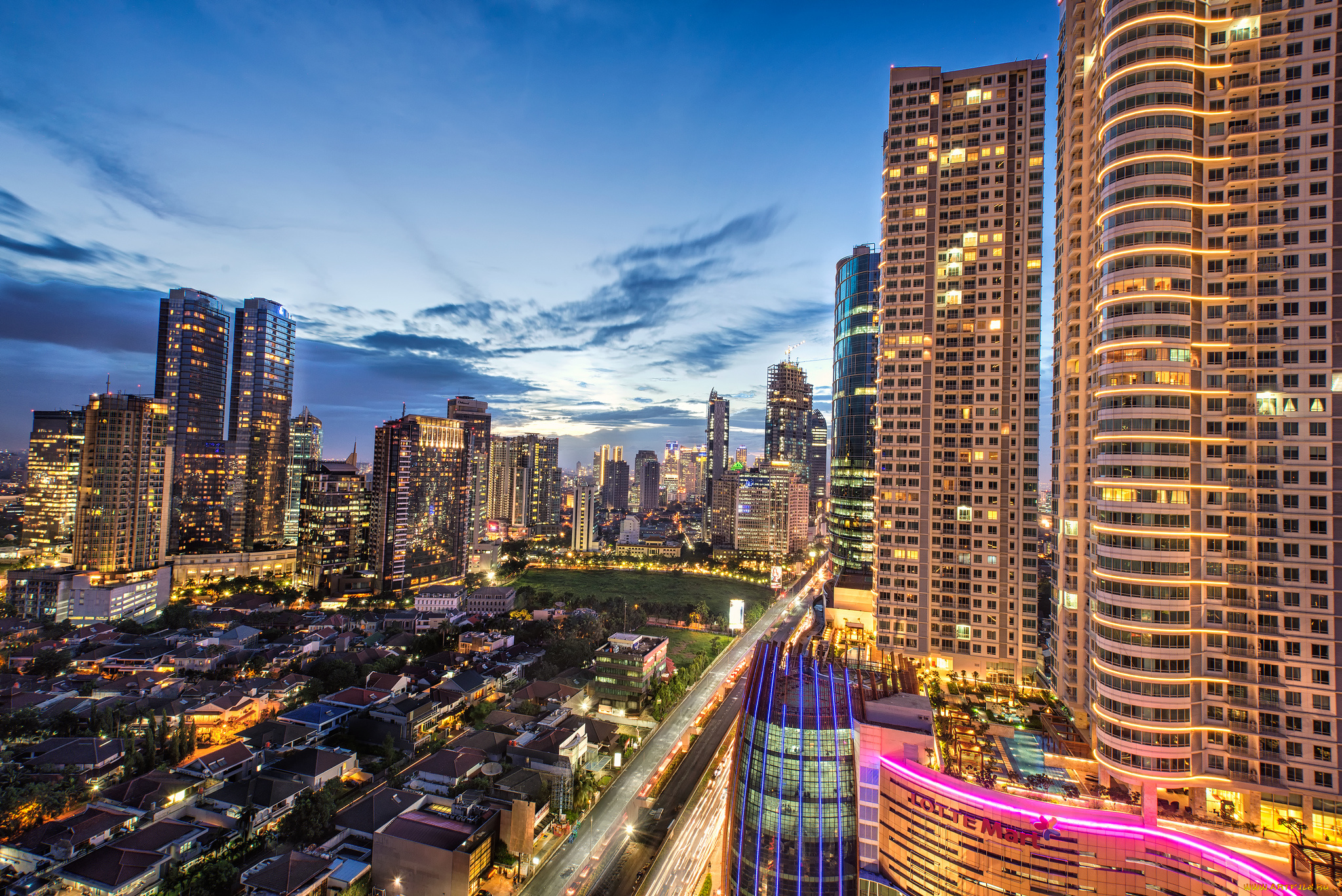 casablanca, street, jakarta, indonesia, города, столицы, государств, джакарта, индонезия, здания