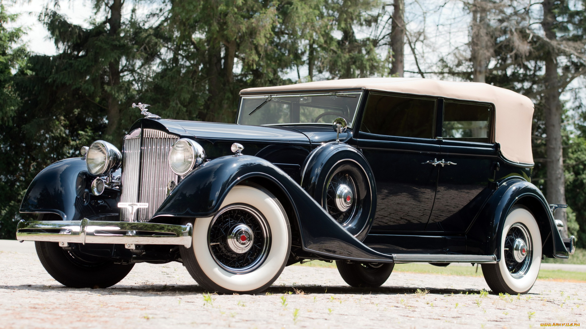 автомобили, packard, dietrich, 1934г, sedan, convertible, eight