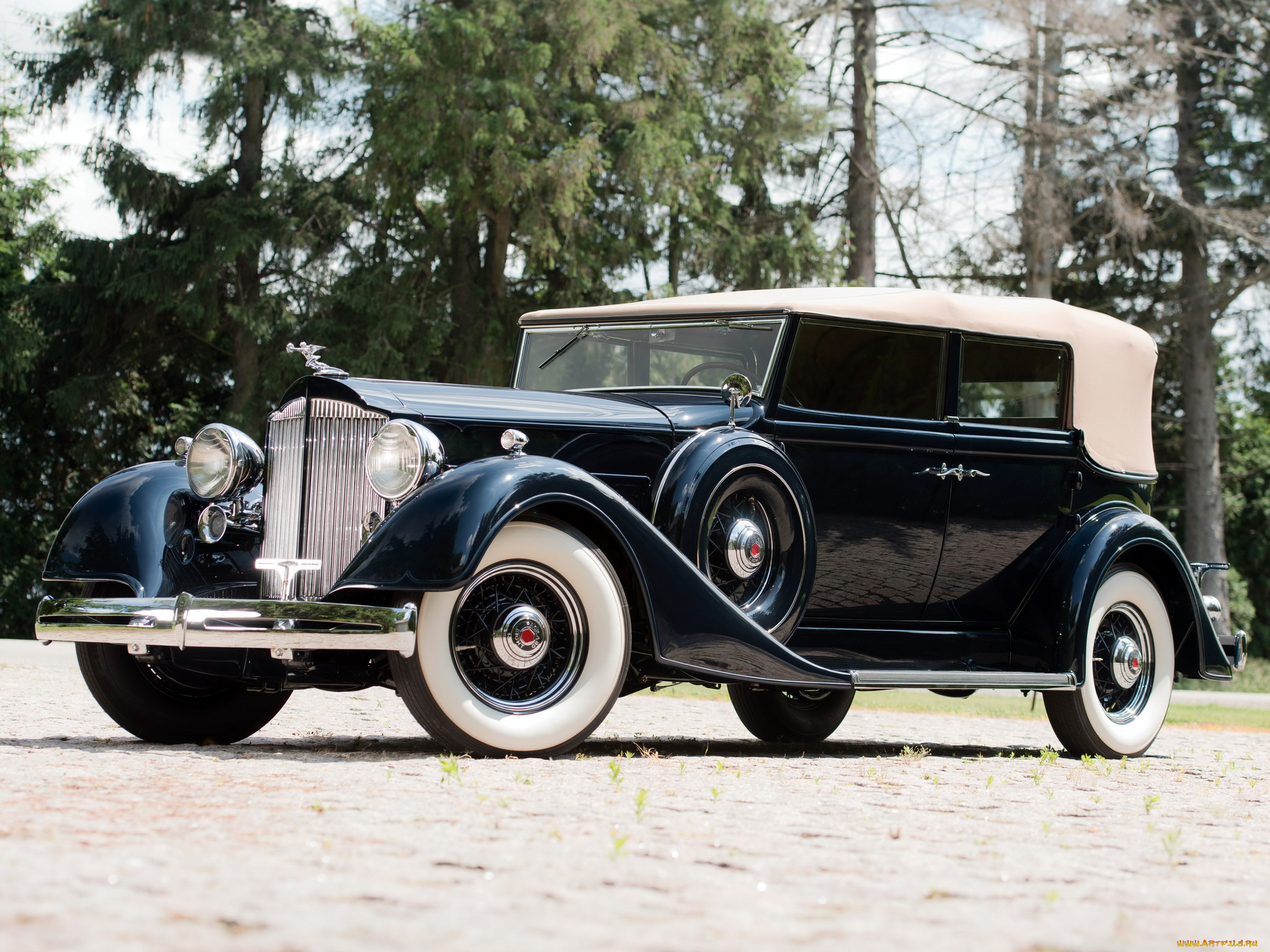 автомобили, packard, dietrich, 1934г, sedan, convertible, eight