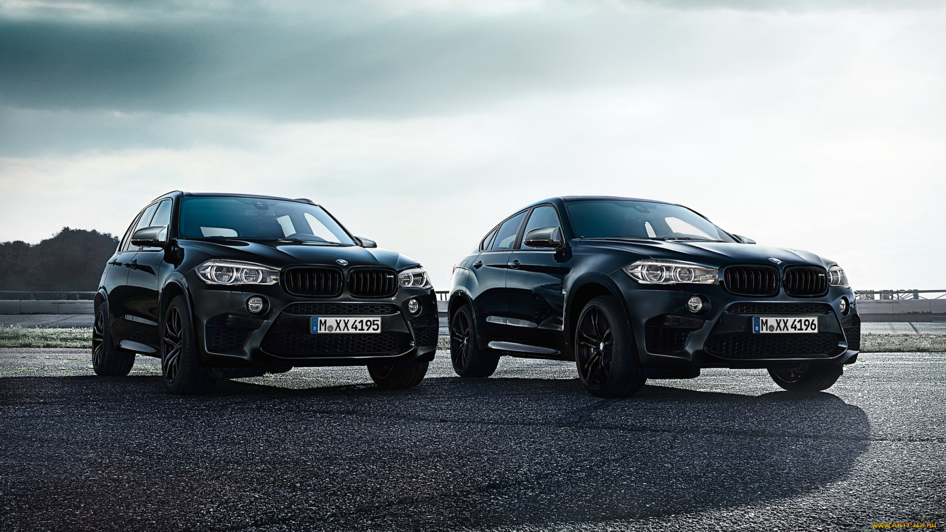 bmw, x5-m, and, x6-m, black, fire, edition, 2018, автомобили, bmw, x5-m, x6-m, black, fire, edition, 2018