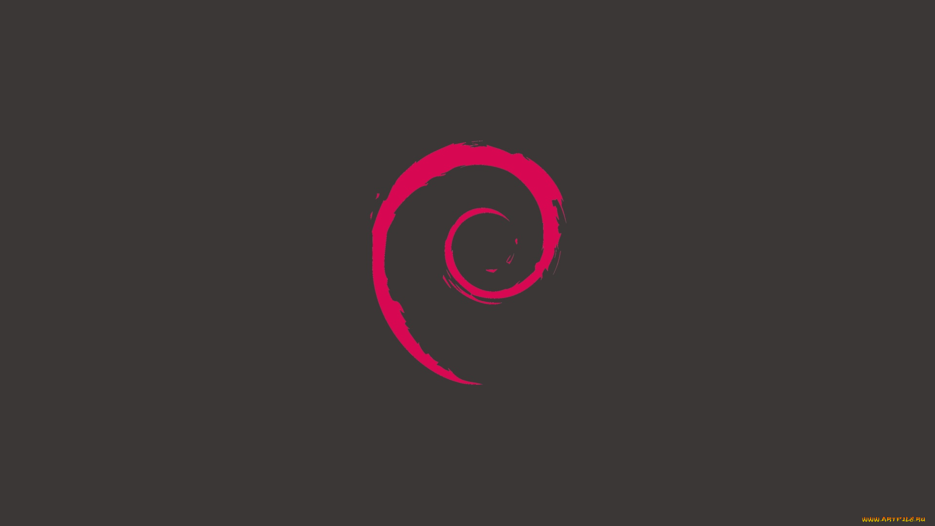 компьютеры, debian, логотип, фон