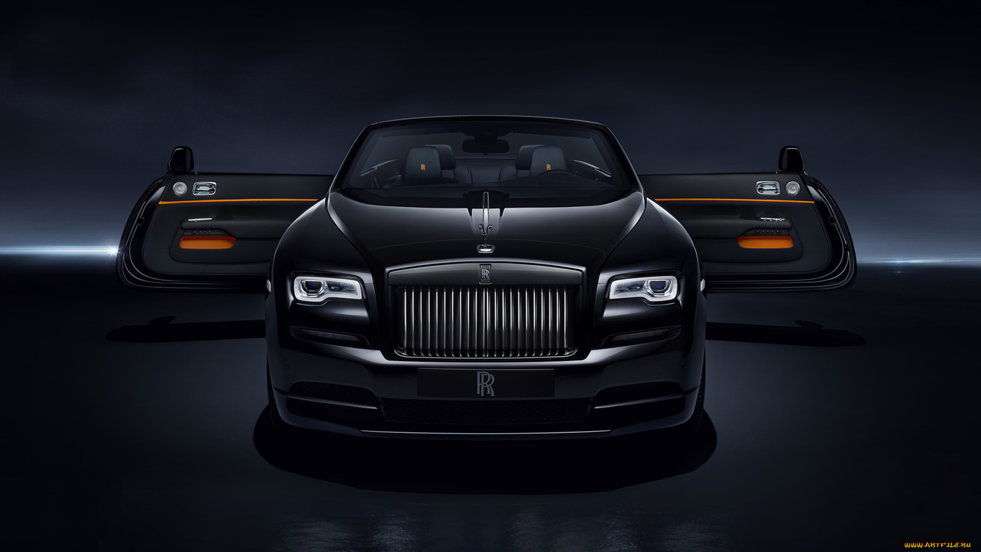 rolls-royce, dawn, black, badge, 2018, автомобили, rolls-royce, dawn, black, badge, 2018