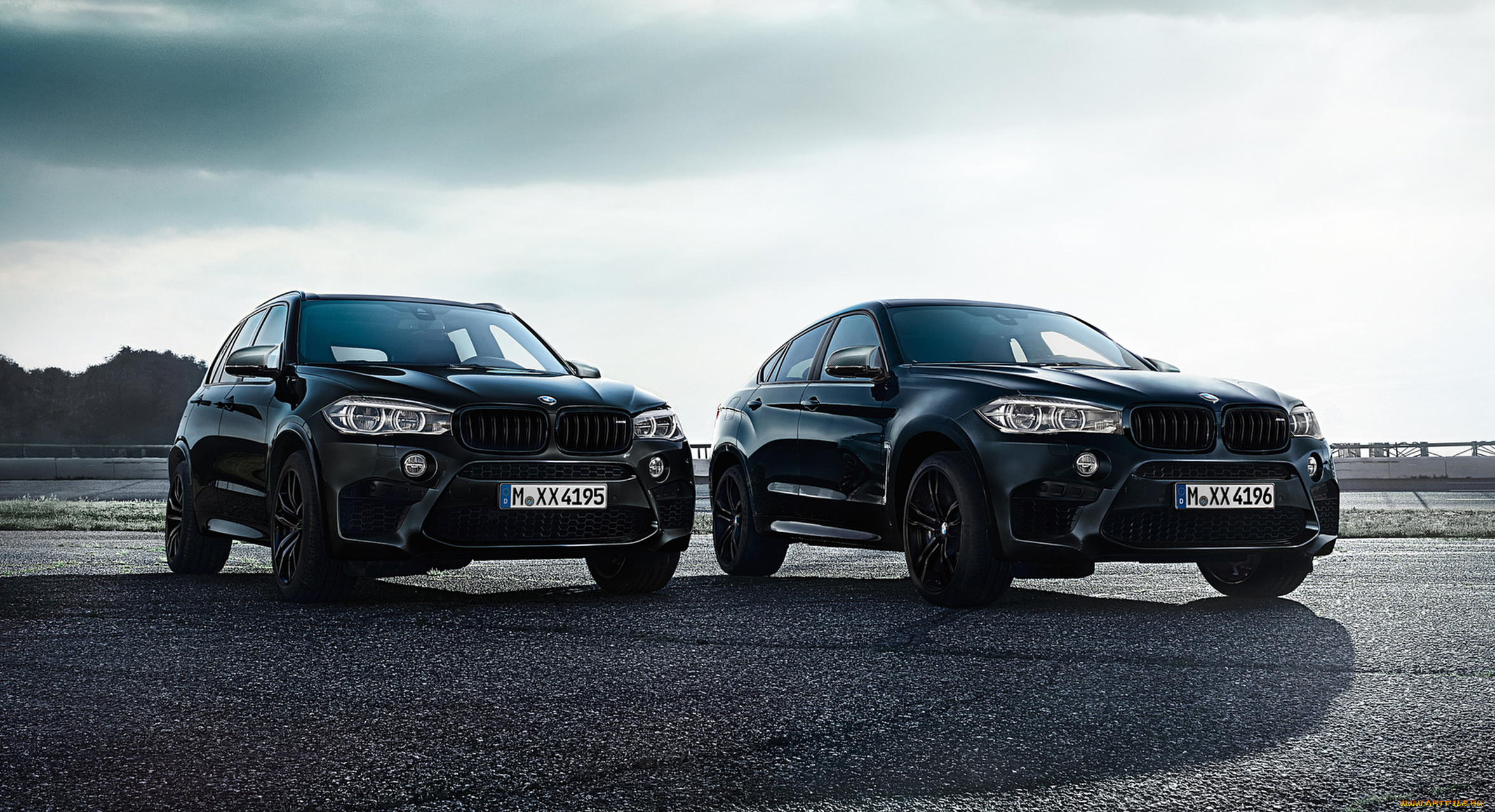 bmw, x5-m, and, x6-m, black, fire, edition, 2018, автомобили, bmw, x5-m, x6-m, black, fire, edition, 2018