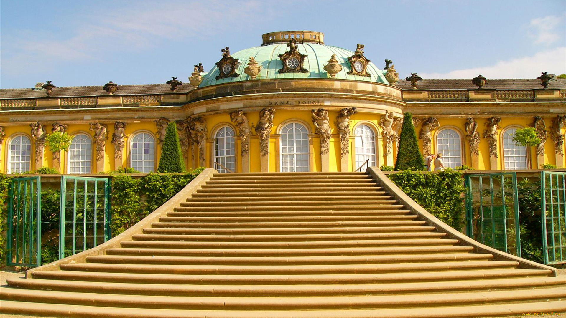 sanssouci, palace, in, potsdam, germany, города, -, дворцы, , замки, , крепости, sanssouci, palace, in, potsdam, germany