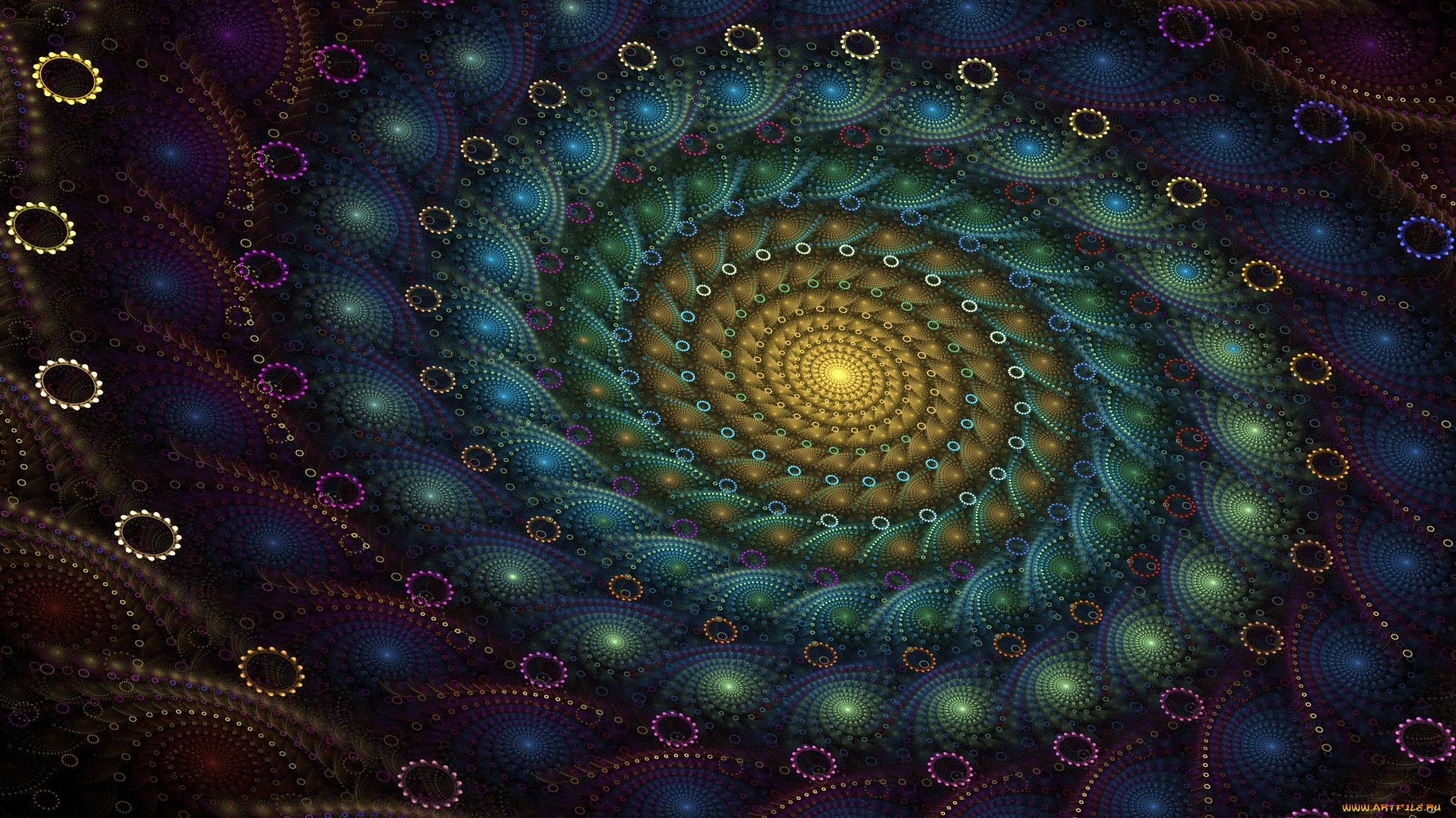 3д, графика, фракталы, , fractal, узор, фон, цвета