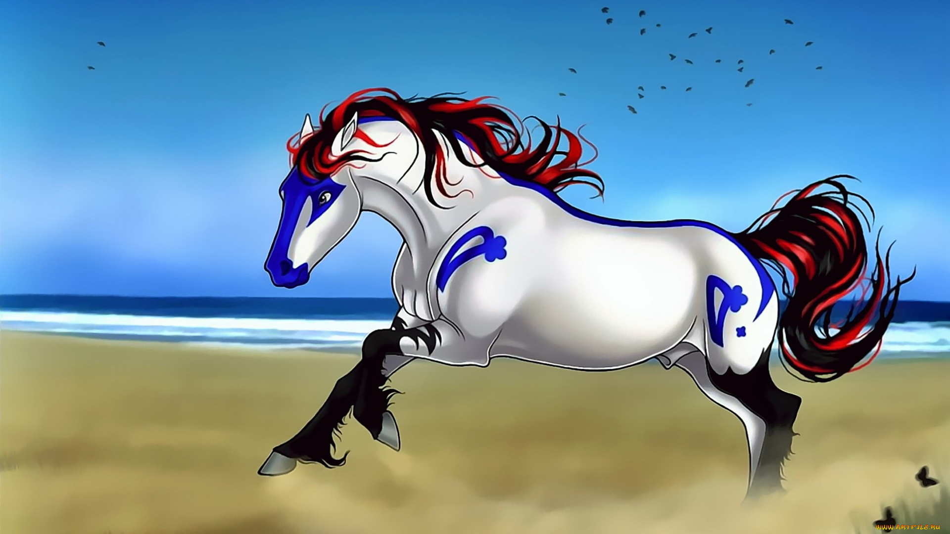 Картинки лошадей аниме