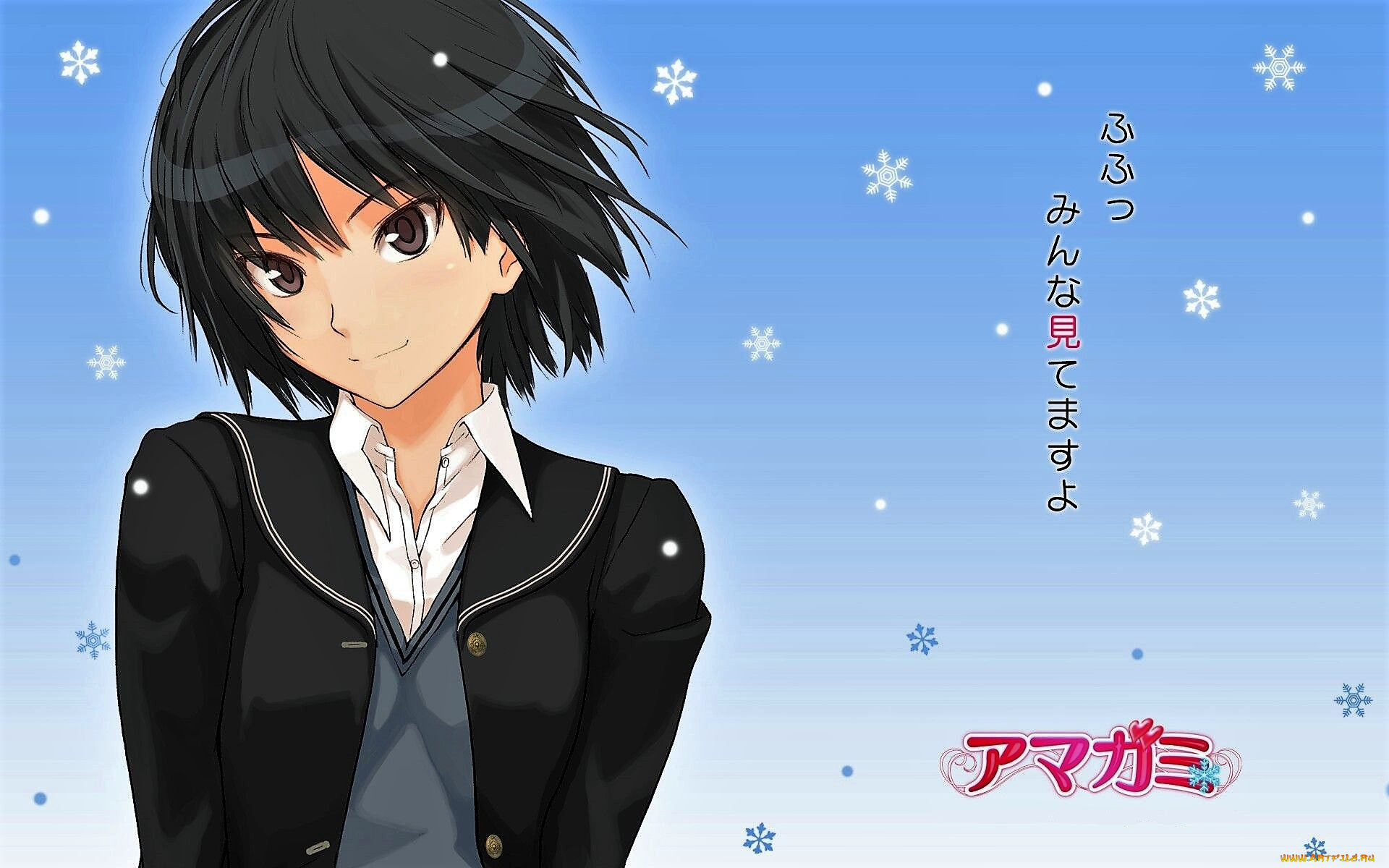 аниме, amagami, ss, лицо, форма