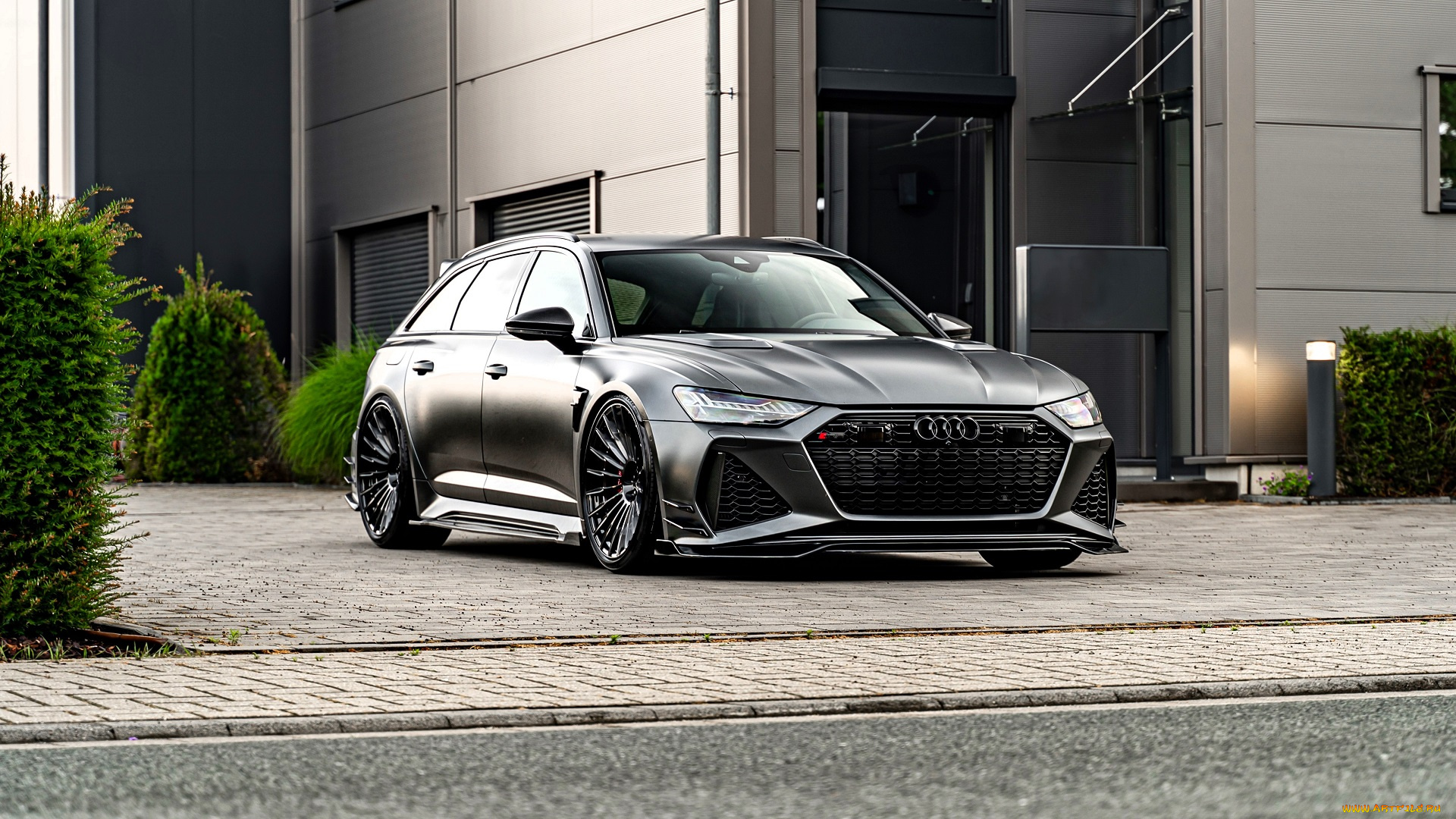 audi, rs6, c8, tuning, prior, design, автомобили, audi, серебристый, здание