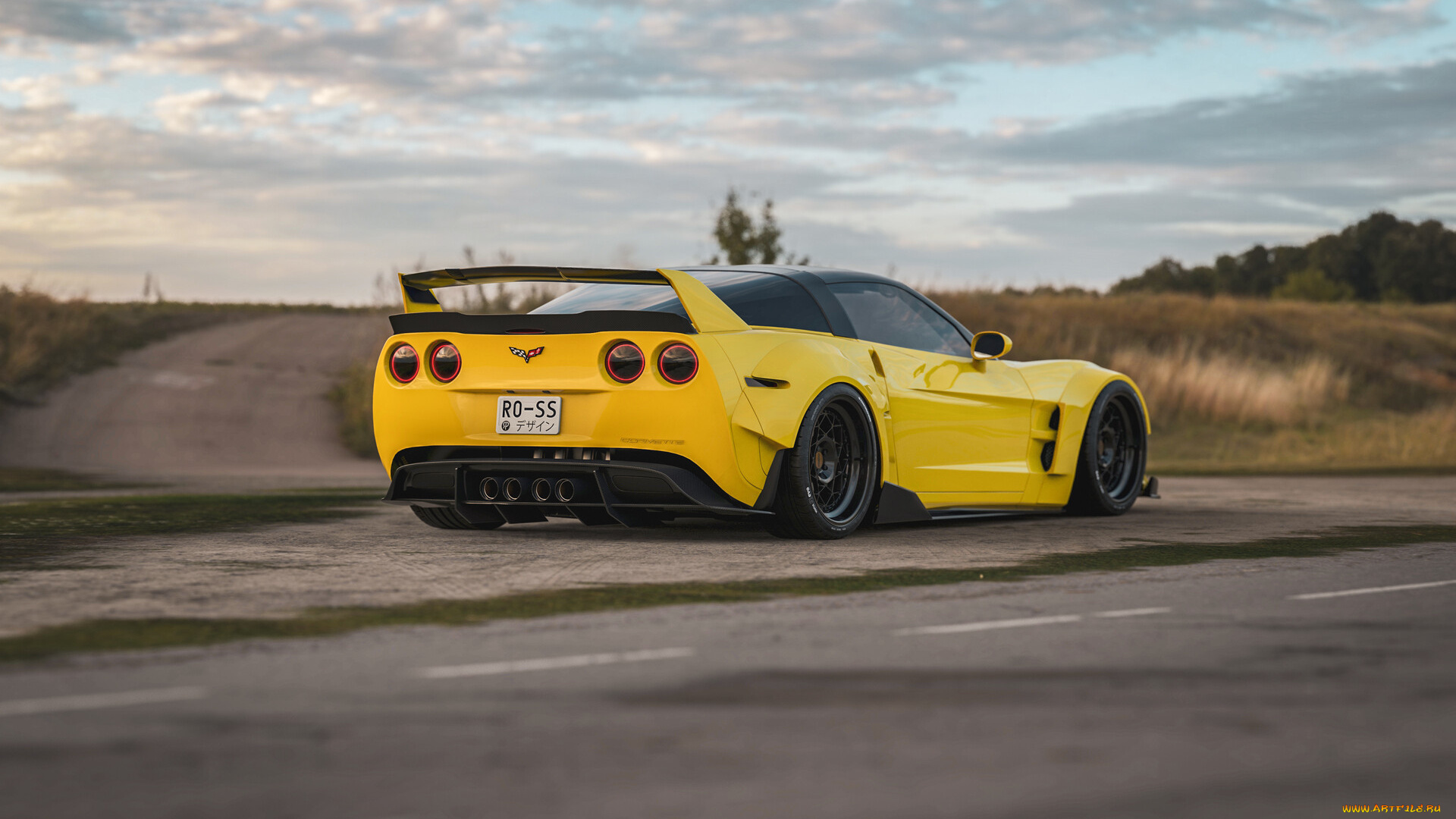 chervolet, corvette, c6, автомобили, 3д, chevrolet, corvette, c6, widebody, tuning, car, тюнинг, авто