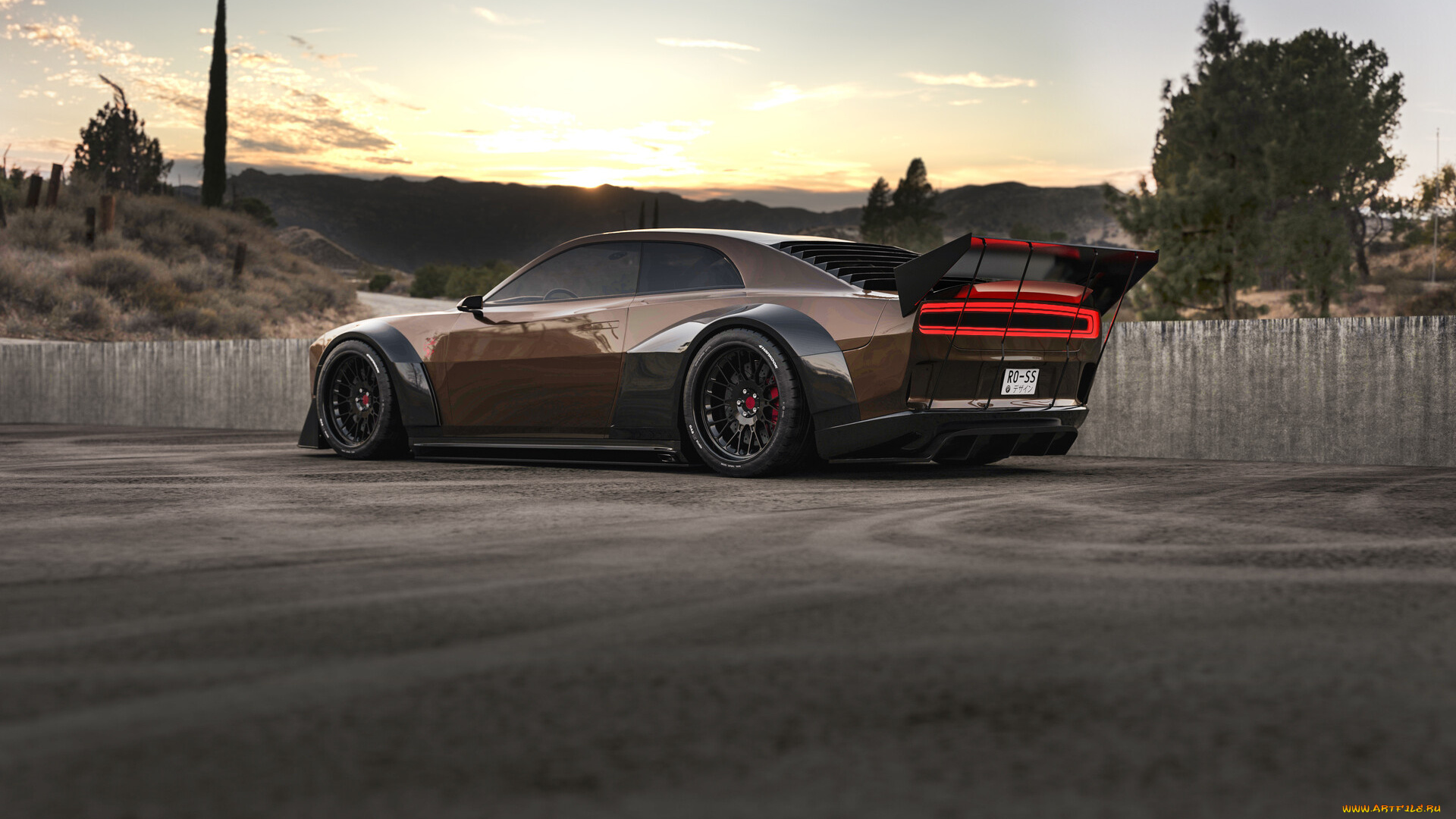 dodge, charger, daytona, автомобили, 3д, dodge, charger, daytona, benshee, v8, widebody, tuning, car, тюнинг, авто