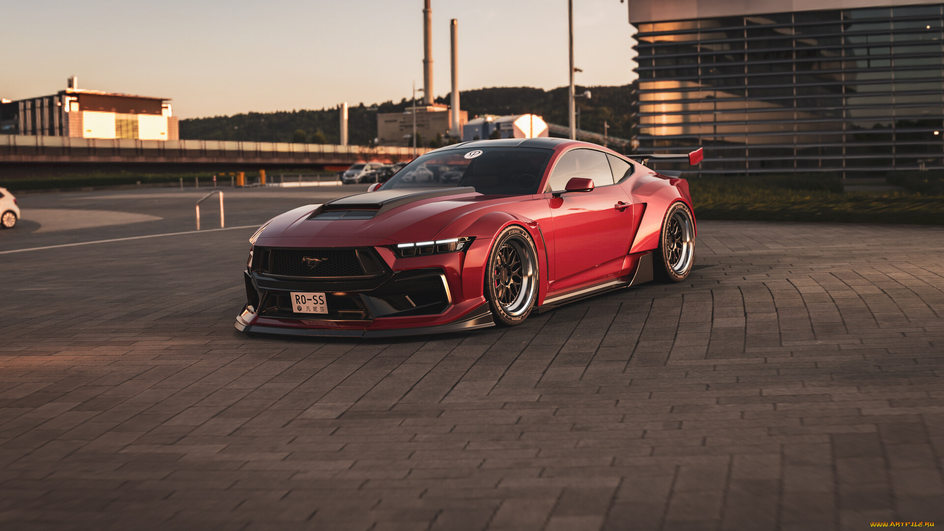 ford, mustang, gt, s650, 2024, автомобили, 3д, ford, mustang, gt, s650, 2024, widebody, tuning, car, тюнинг, авто