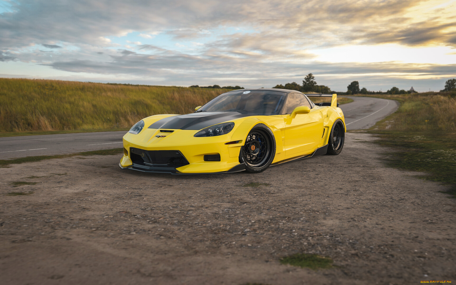 chervolet, corvette, c6, автомобили, 3д, chevrolet, corvette, c6, widebody, tuning, car, тюнинг, авто