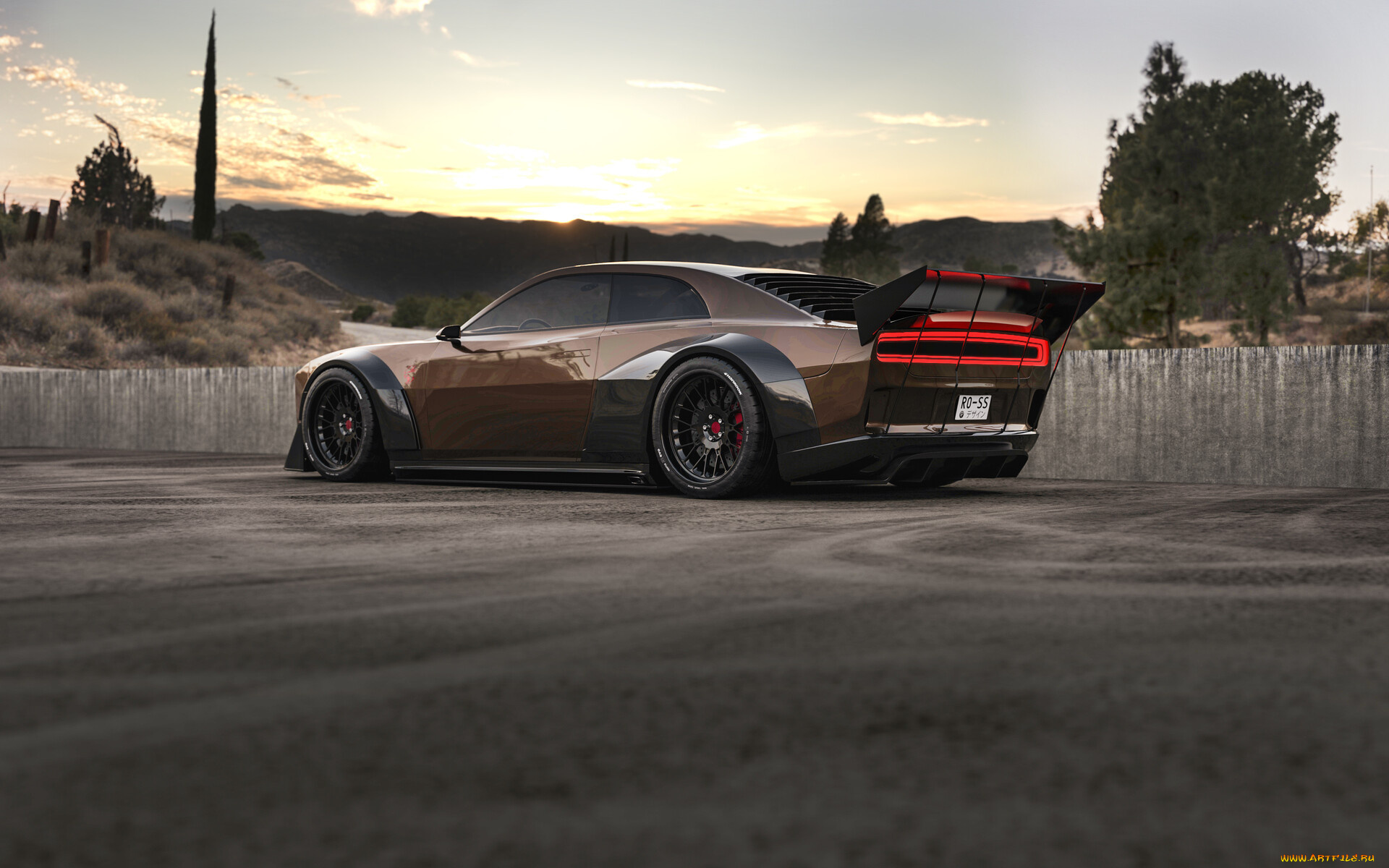 dodge, charger, daytona, автомобили, 3д, dodge, charger, daytona, benshee, v8, widebody, tuning, car, тюнинг, авто