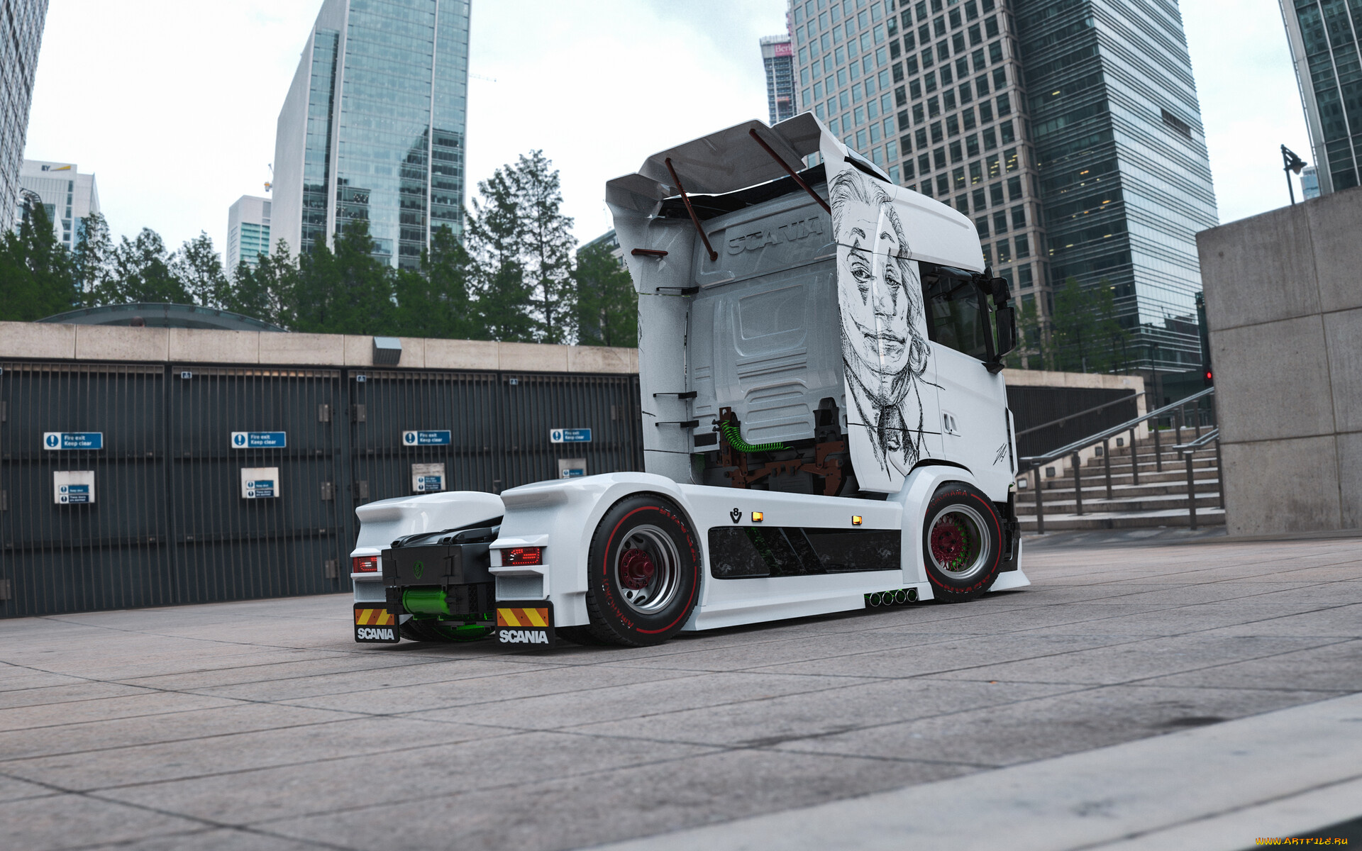 scania, s730, автомобили, 3д, scania, s730, widebody, joker, edition, car, truck, грузовик, тягач, тюнинг, авто