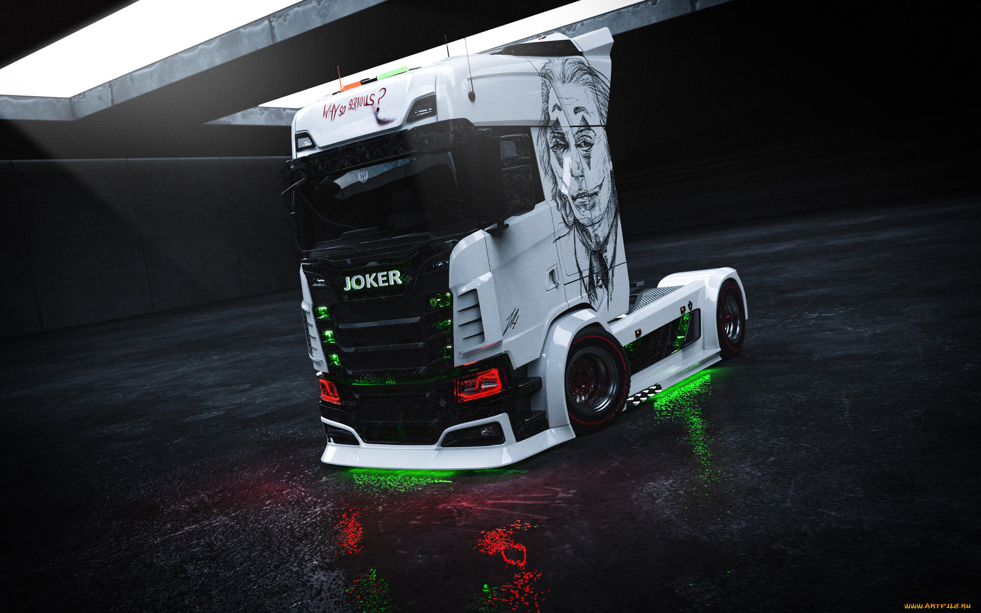 scania, s730, автомобили, 3д, scania, s730, widebody, joker, edition, car, truck, грузовик, тягач, тюнинг, авто