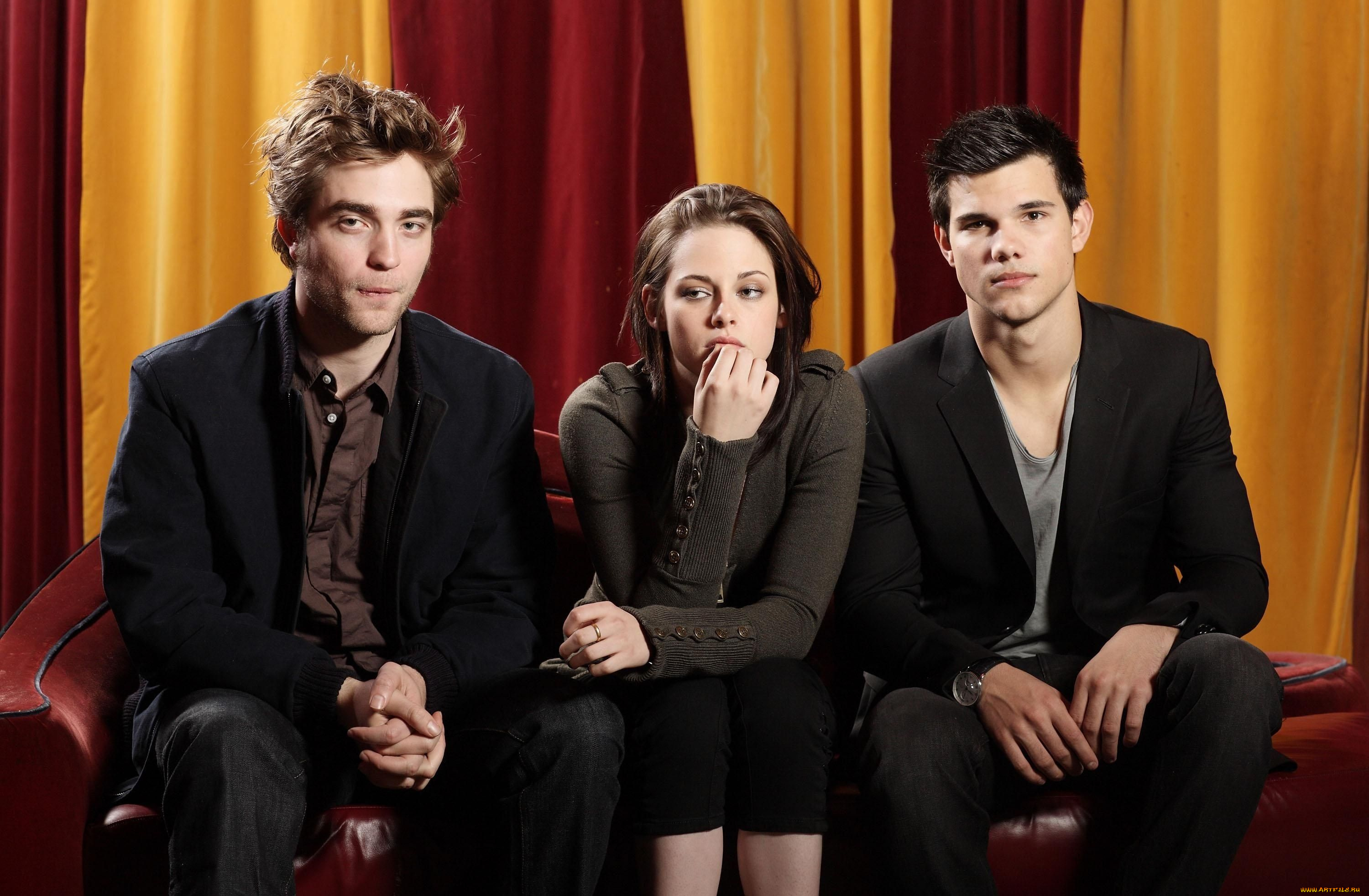 robert, pattinson, kristen, stewart, taylor, lautner, разное, знаменитости, сумерки