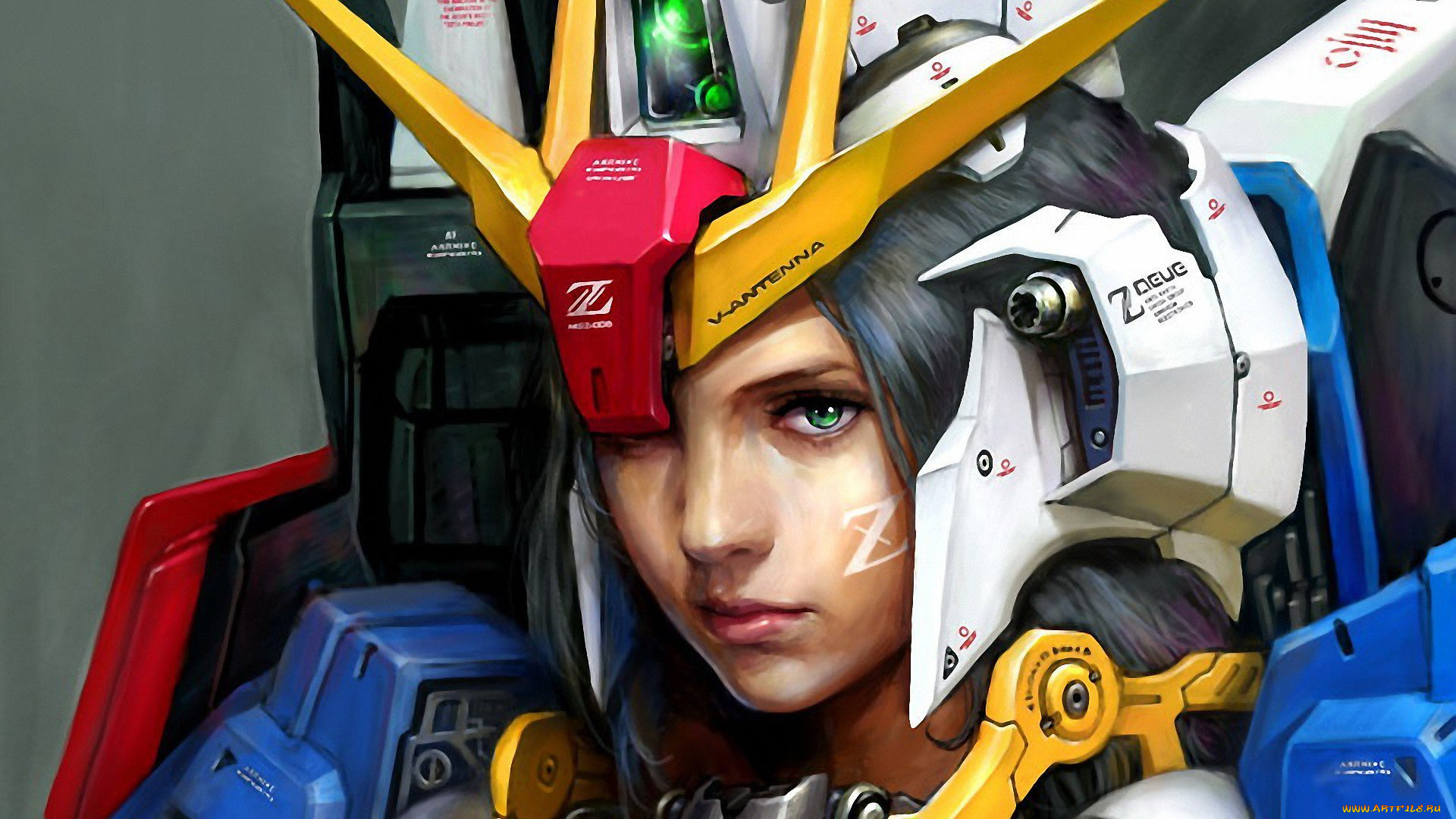 zeta, gundam, фэнтези, девушки