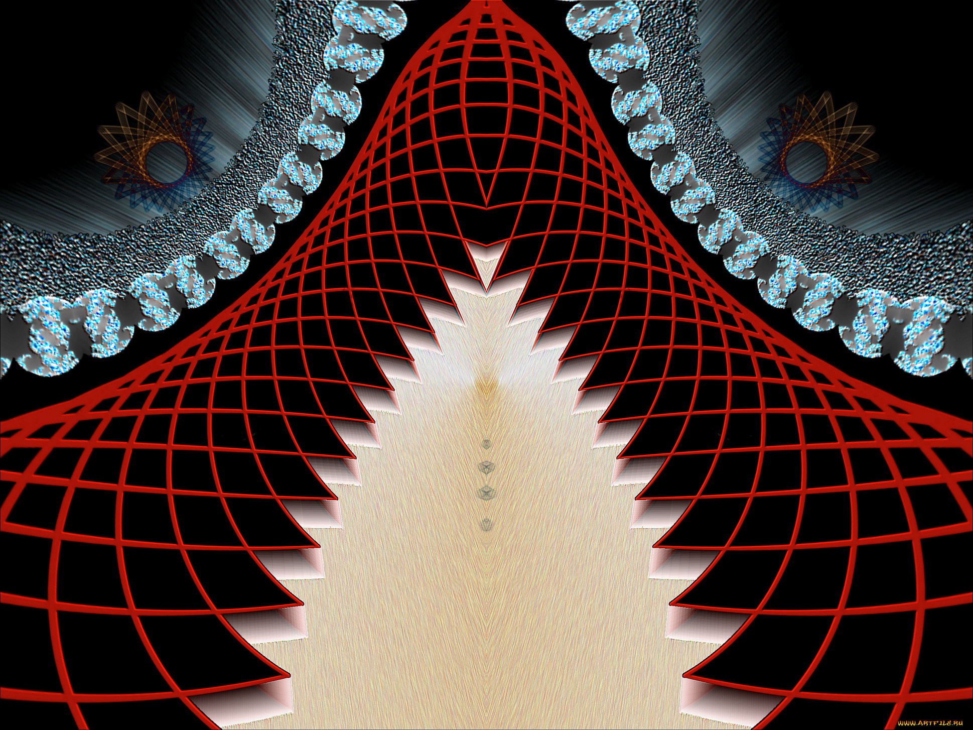 3д, графика, fractal, фракталы, фон, цвета, узор