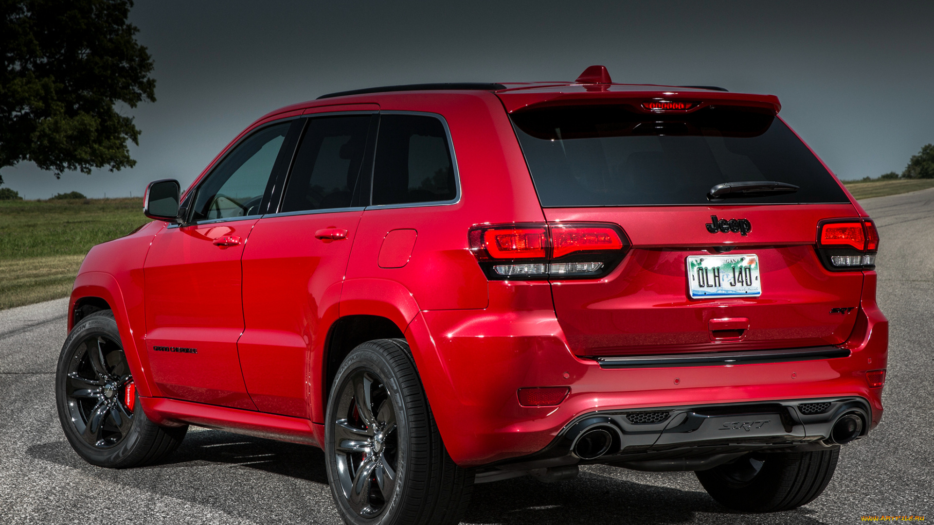 автомобили, jeep, красный, wk2, srt, red, vapor, cherokee, grand, 2015г