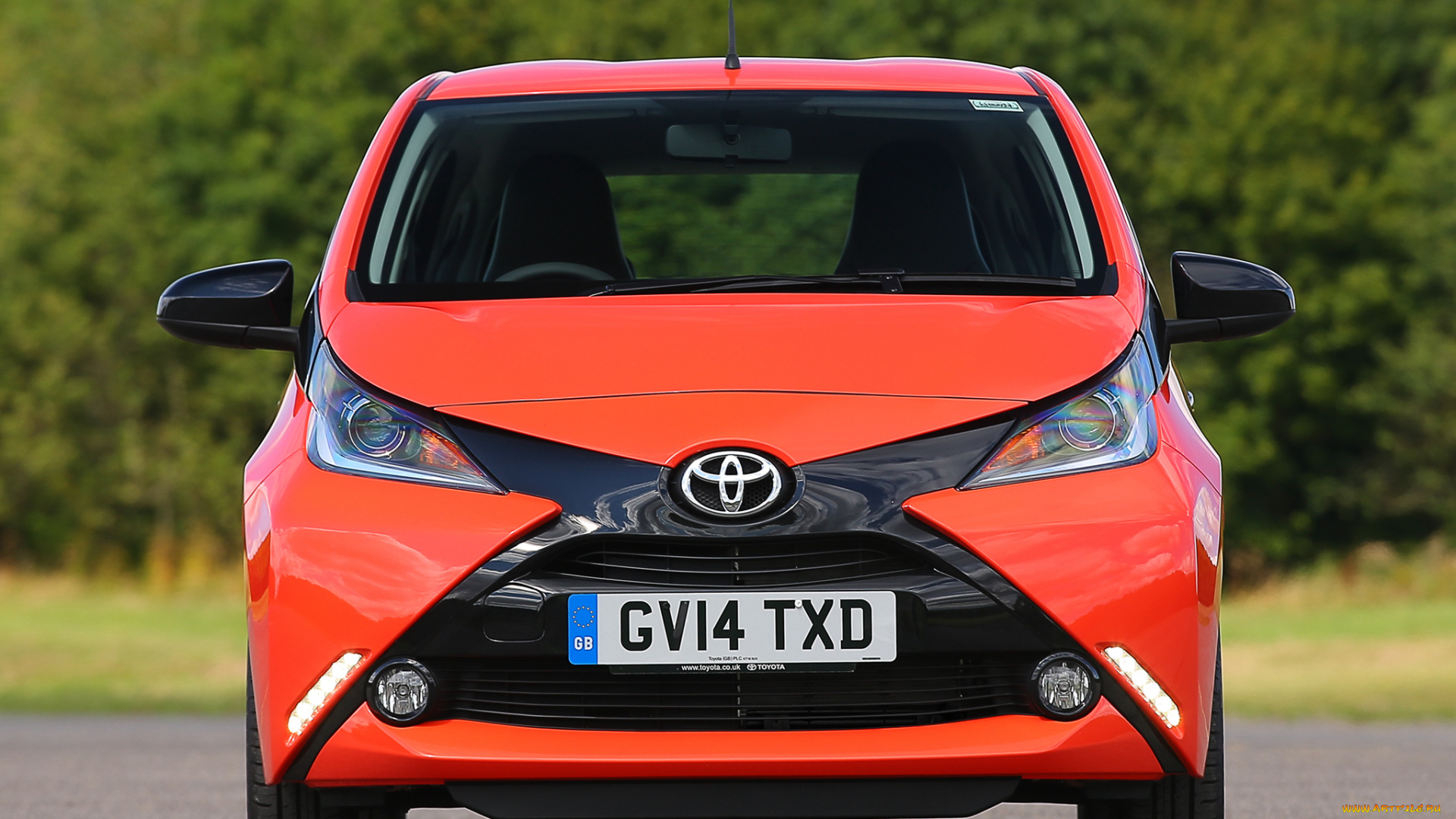 автомобили, toyota, красный, 2014г, uk-spec, 5-door, x-cite, aygo