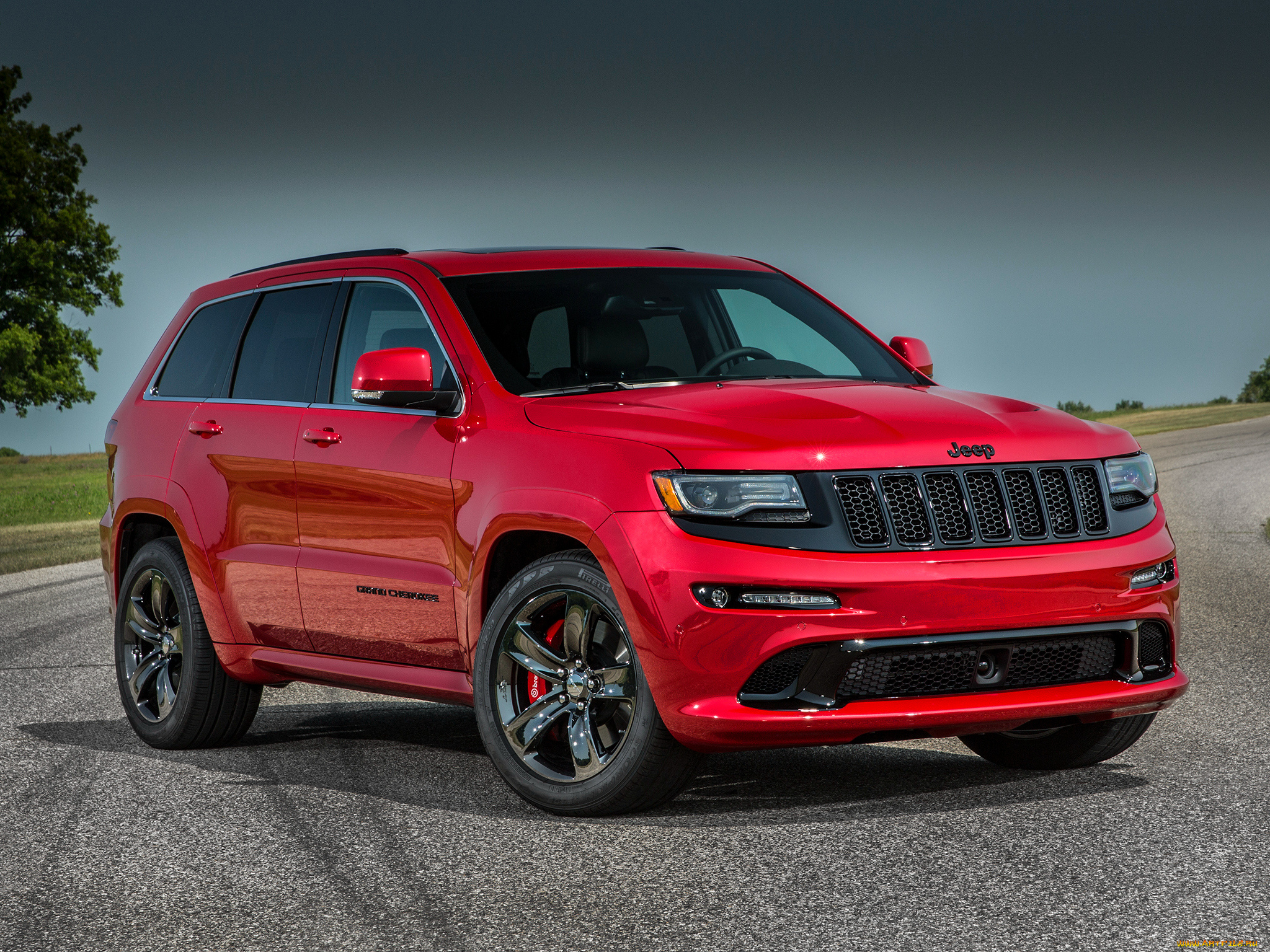 автомобили, jeep, 2015г, cherokee, srt, красный, wk2, red, vapor, grand