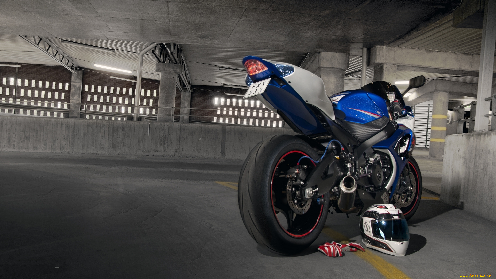 мотоциклы, suzuki, синий, шлем, перчатки, мотоцикл, сузуки, blue, gsx-r1000
