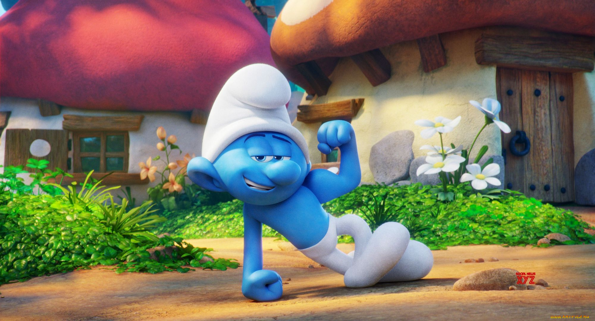 мультфильмы, smurfs, , the, lost, village, роль, кадр, смурфы, мультфильм, 3, персонажи