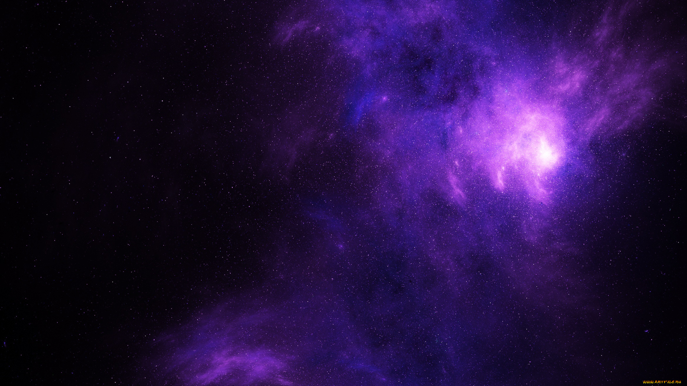 Purple galaxy