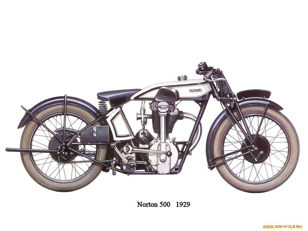 norton, 500, мотоциклы, рисованные