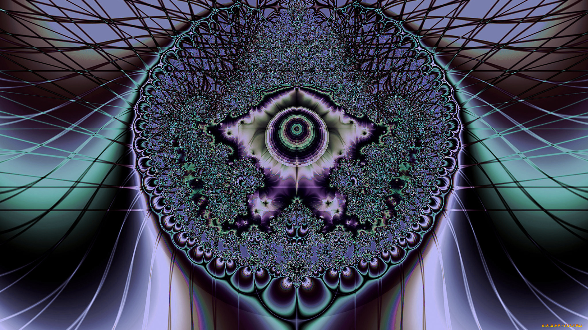 3д, графика, fractal, фракталы, фрактал, тёмный, узор