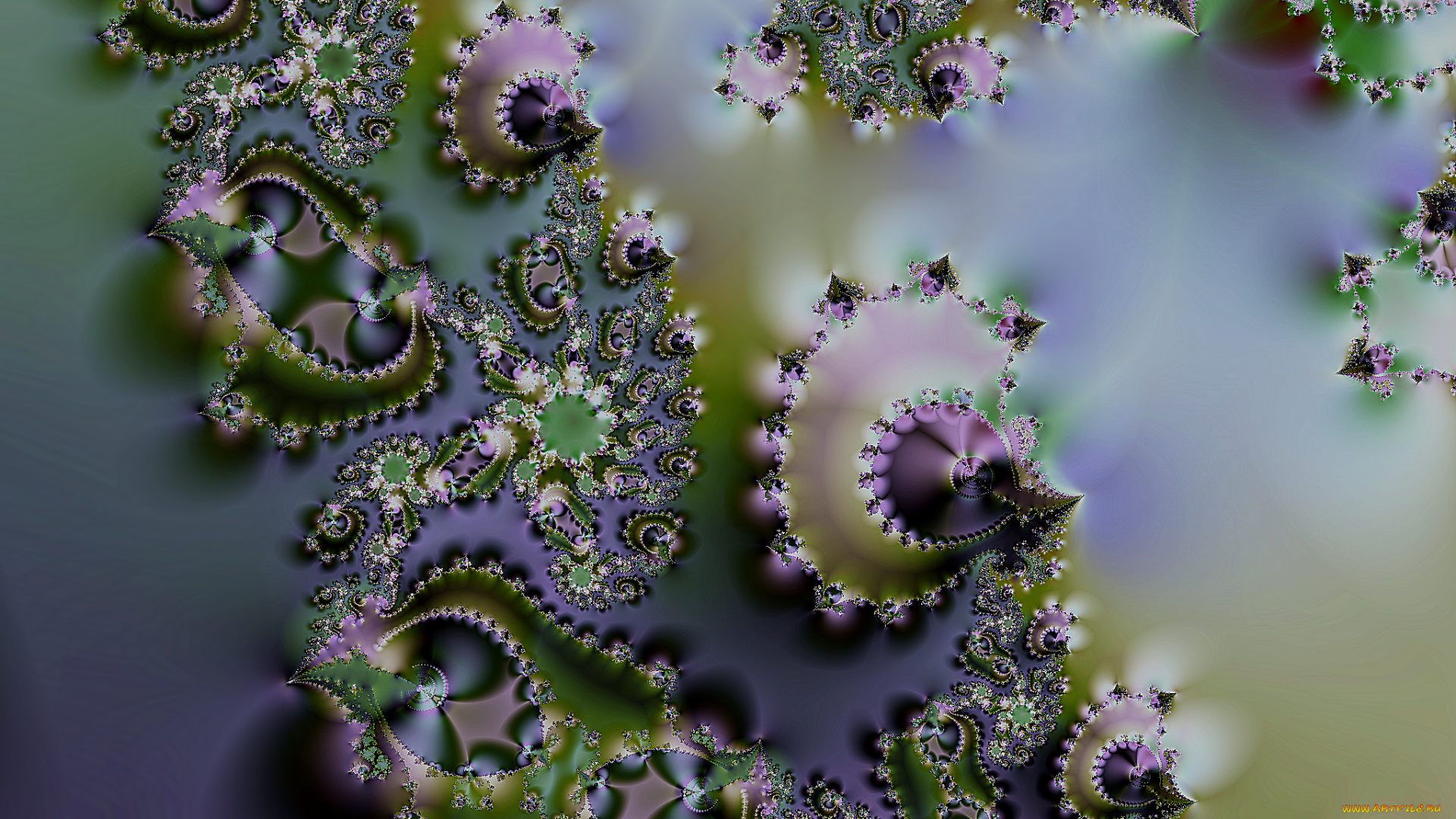 3д, графика, fractal, фракталы, узор, тёмный, фрактал