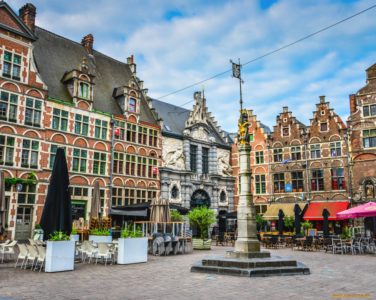 Бельгия Гент архитектура бесплатно