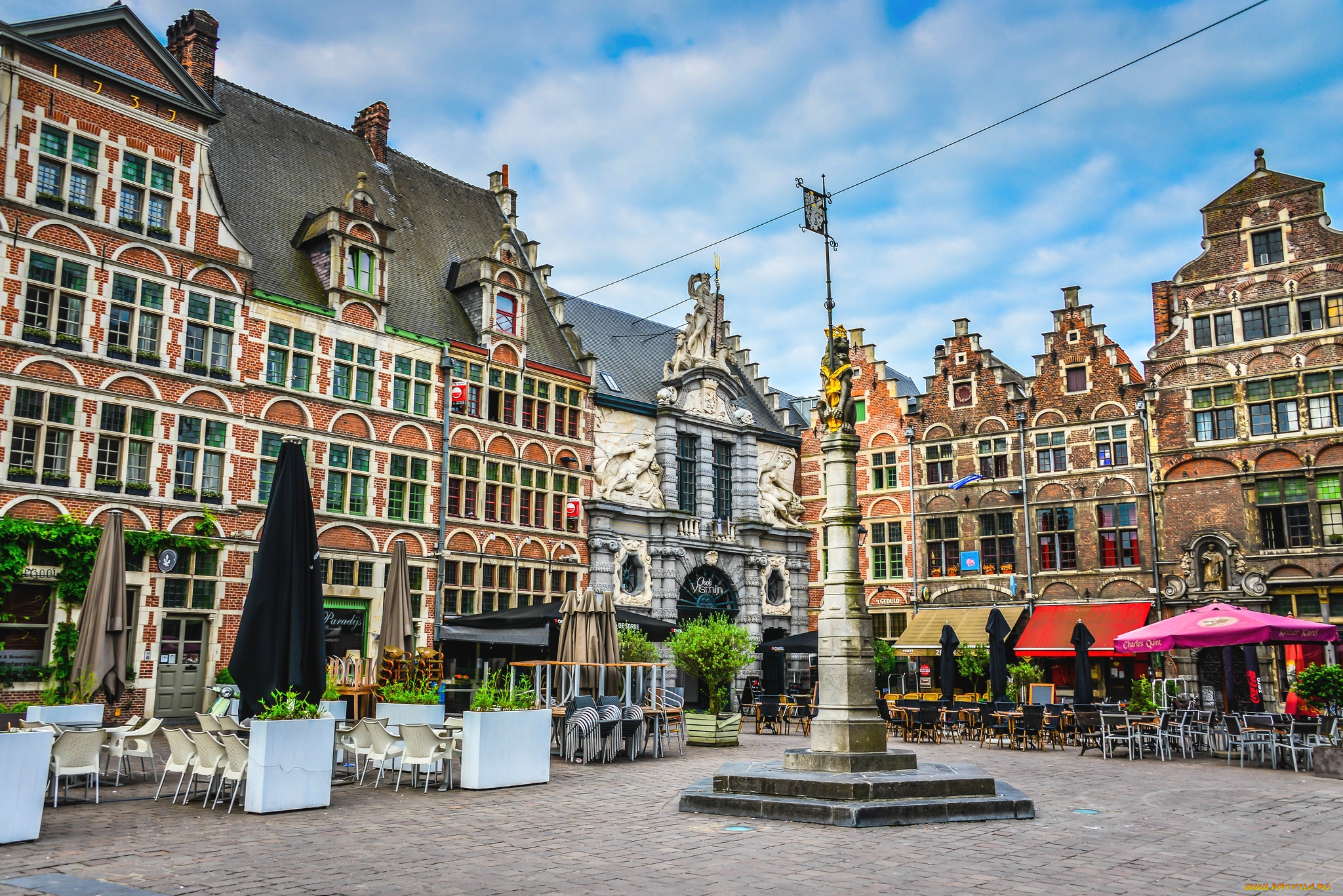 гент, бельгия, города, улицы, площади, набережные, архитектура