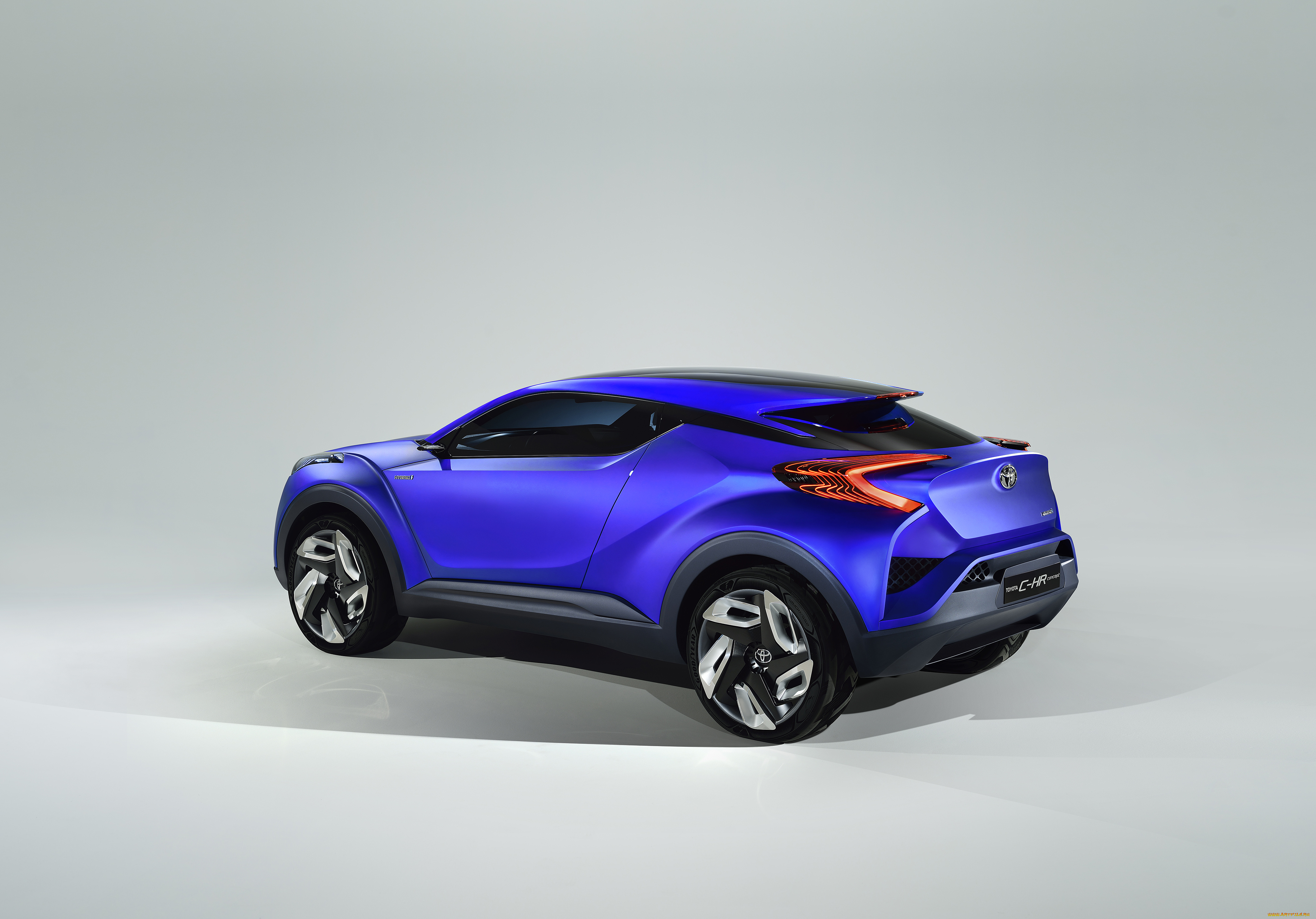 автомобили, toyota, 2014г, синий, c-hr, concept