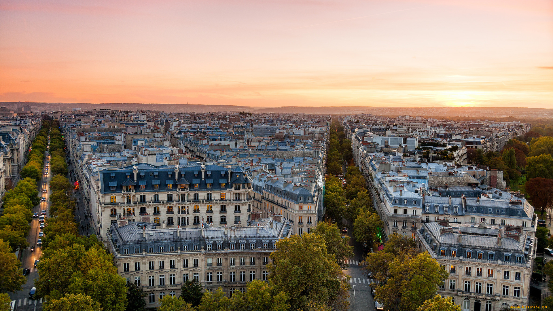 paris, , france, города, париж, , франция, панорама, вид