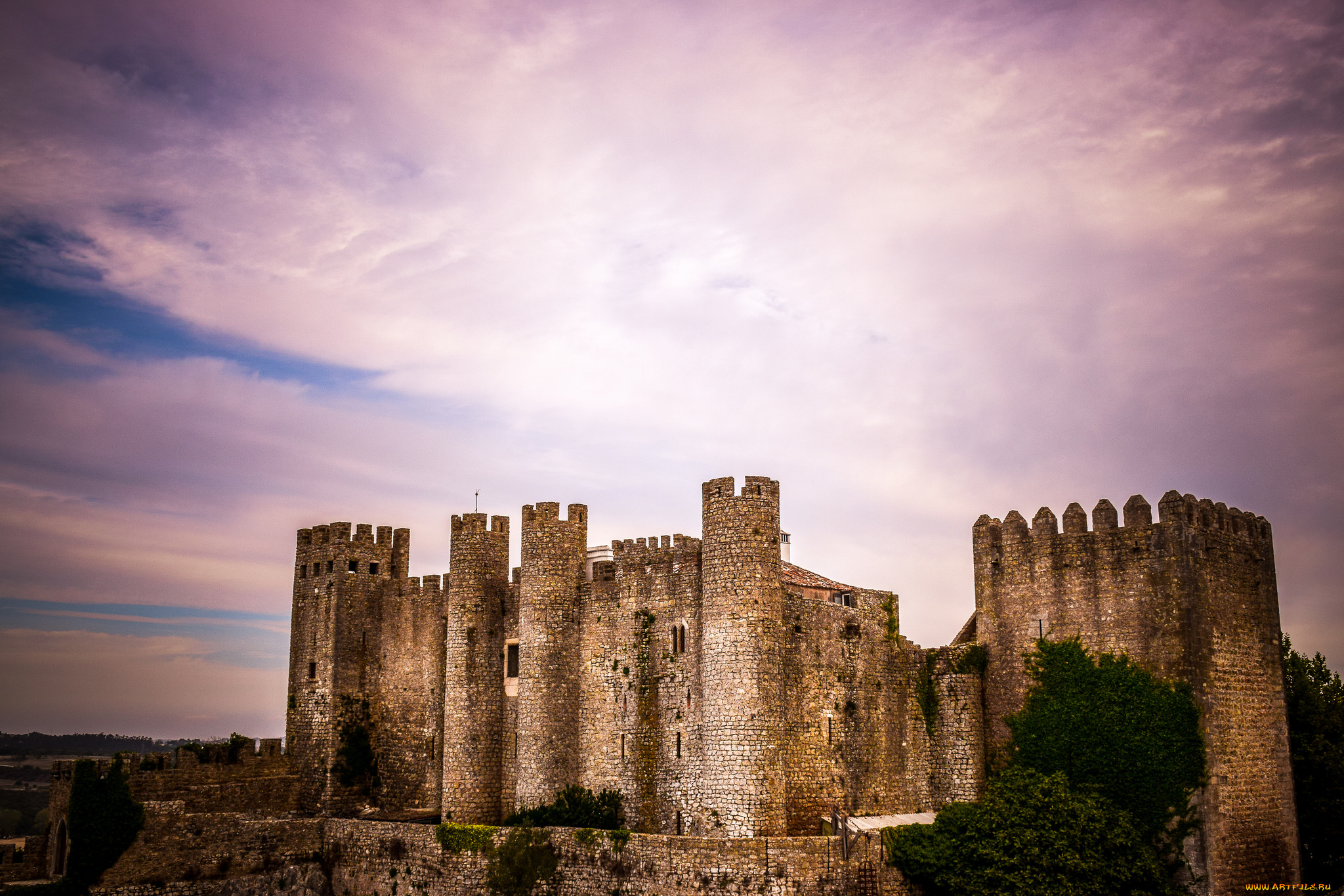 211, bidos, castle, -, portugal, города, -, дворцы, , замки, , крепости, цитадель