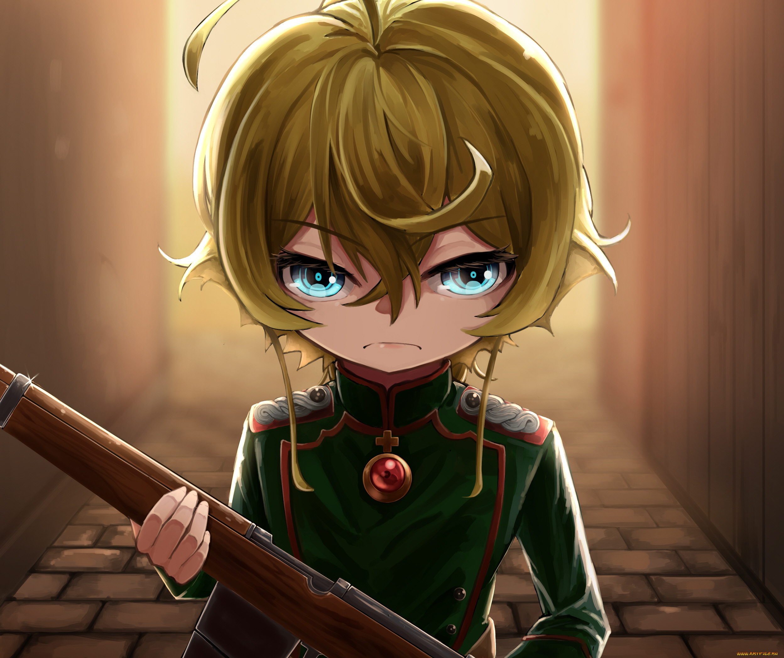 аниме, youjo, senki, девушка