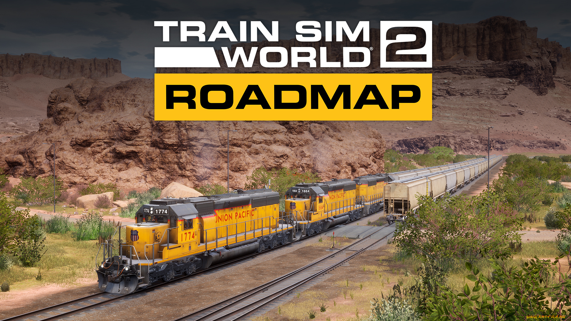 видео, игры, train, sim, world, 2, поезда, железная, дорога, горы