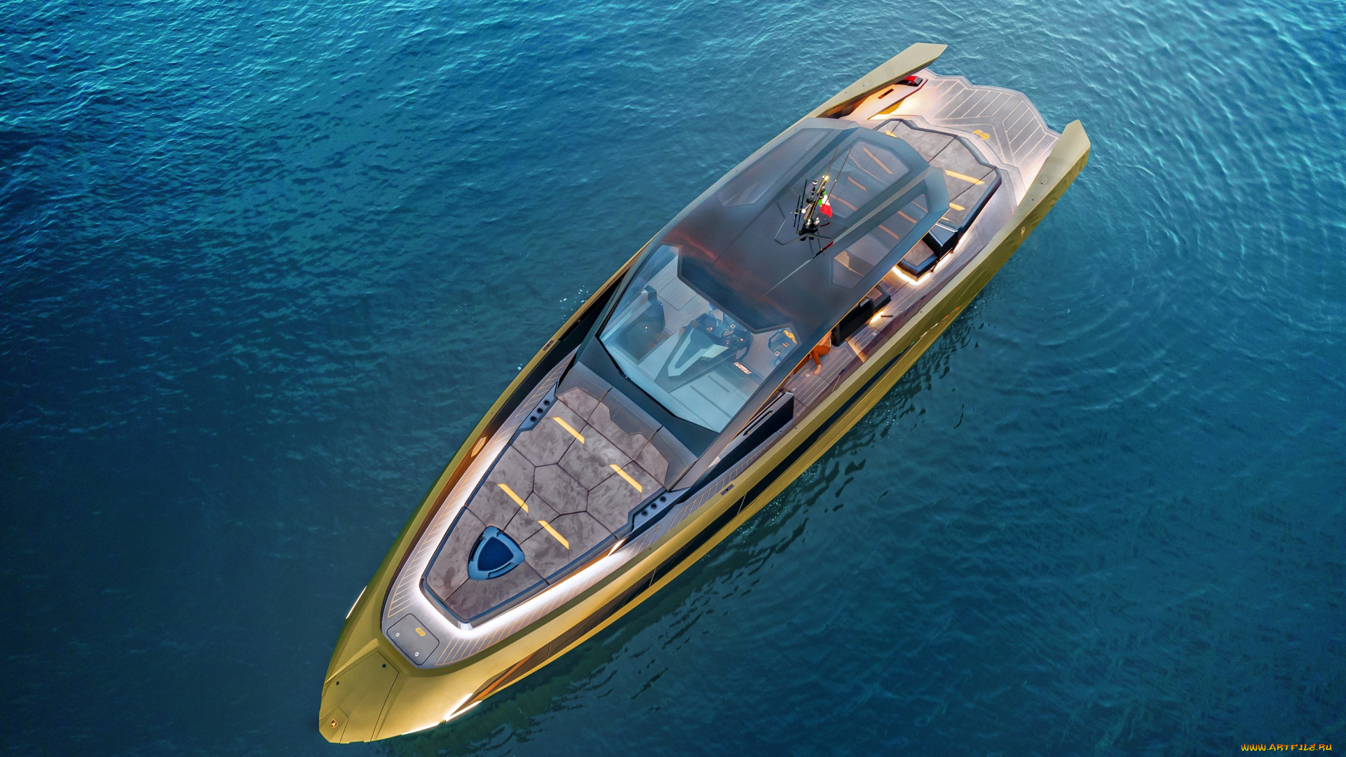 корабли, яхты, tecnomar, for, lamborghini, 63, superyacht, motor, yacht, luxury, 2021