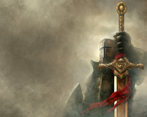 Картинка видео+игры crusaders +thy+kingdom+come рыцарь меч