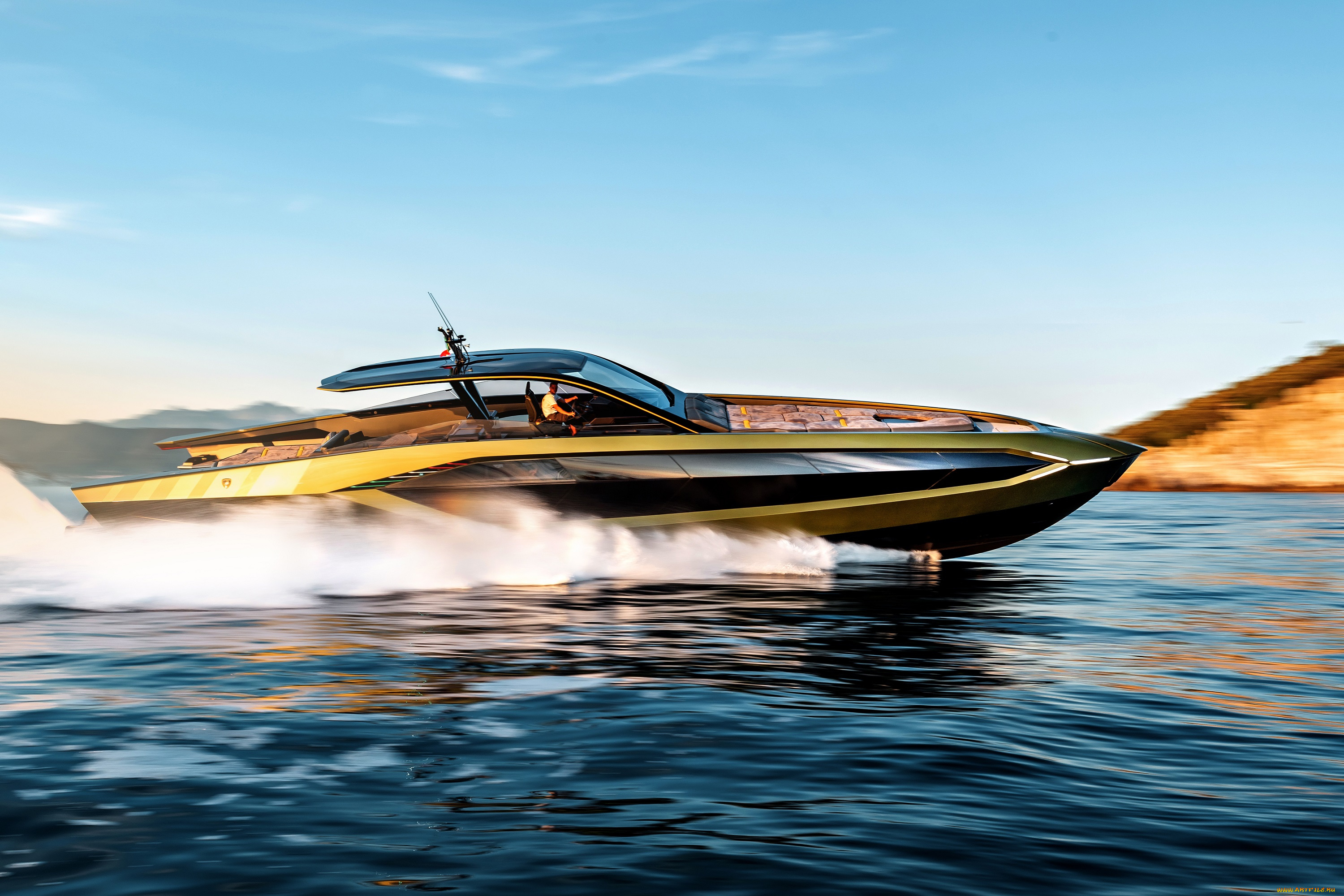 корабли, яхты, tecnomar, for, lamborghini, 63, superyacht, motor, yacht, luxury, 2021