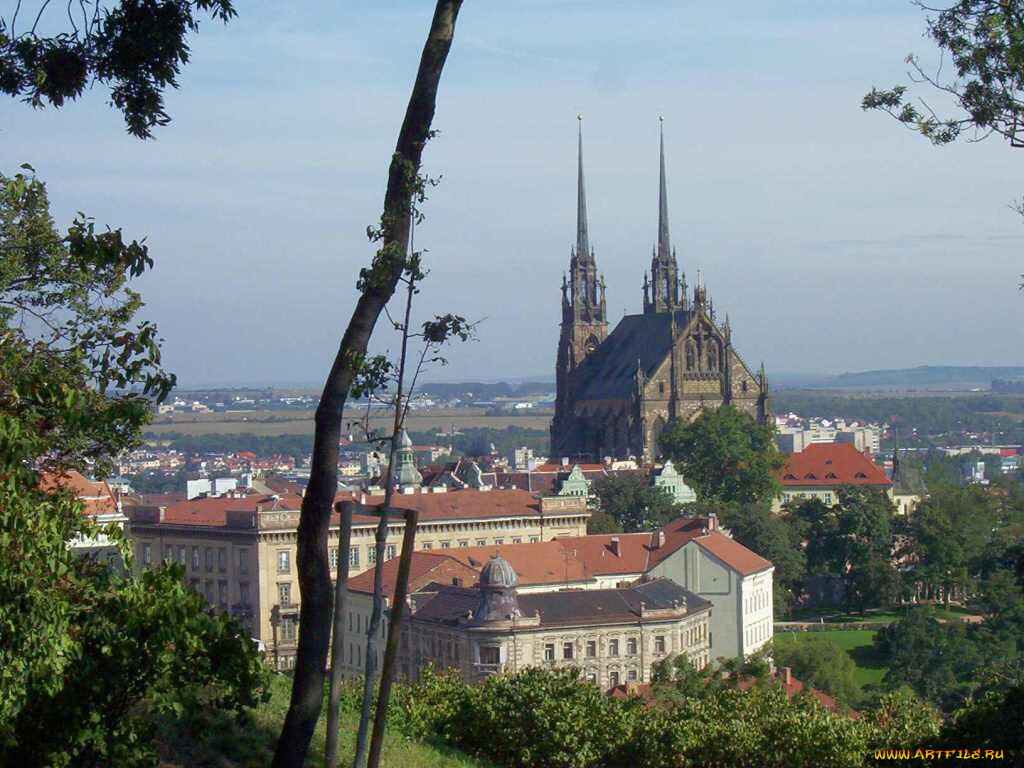 brno, petrov2, города, католические, соборы, костелы, аббатства