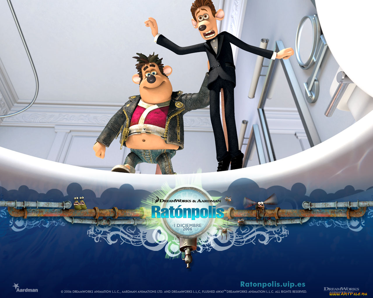 мультфильмы, flushed, away