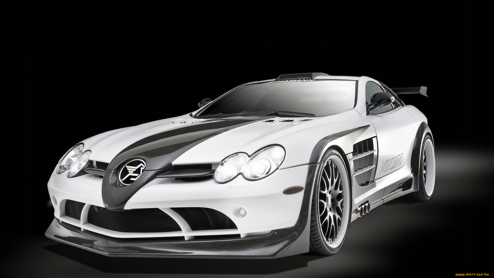 2009, hamann, volcano, mercedes, benz, slr, автомобили