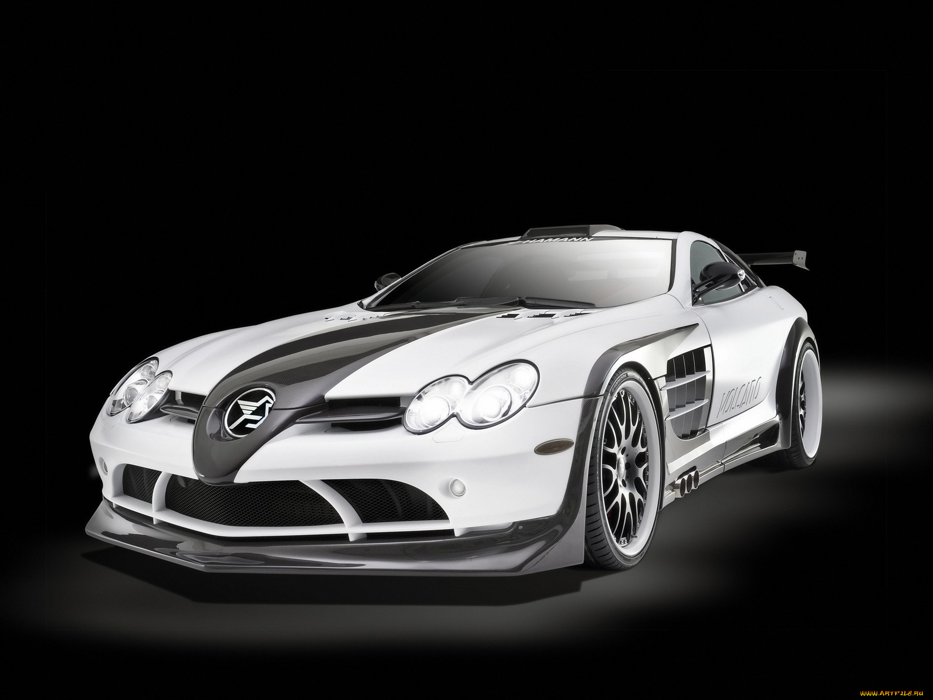 2009, hamann, volcano, mercedes, benz, slr, автомобили