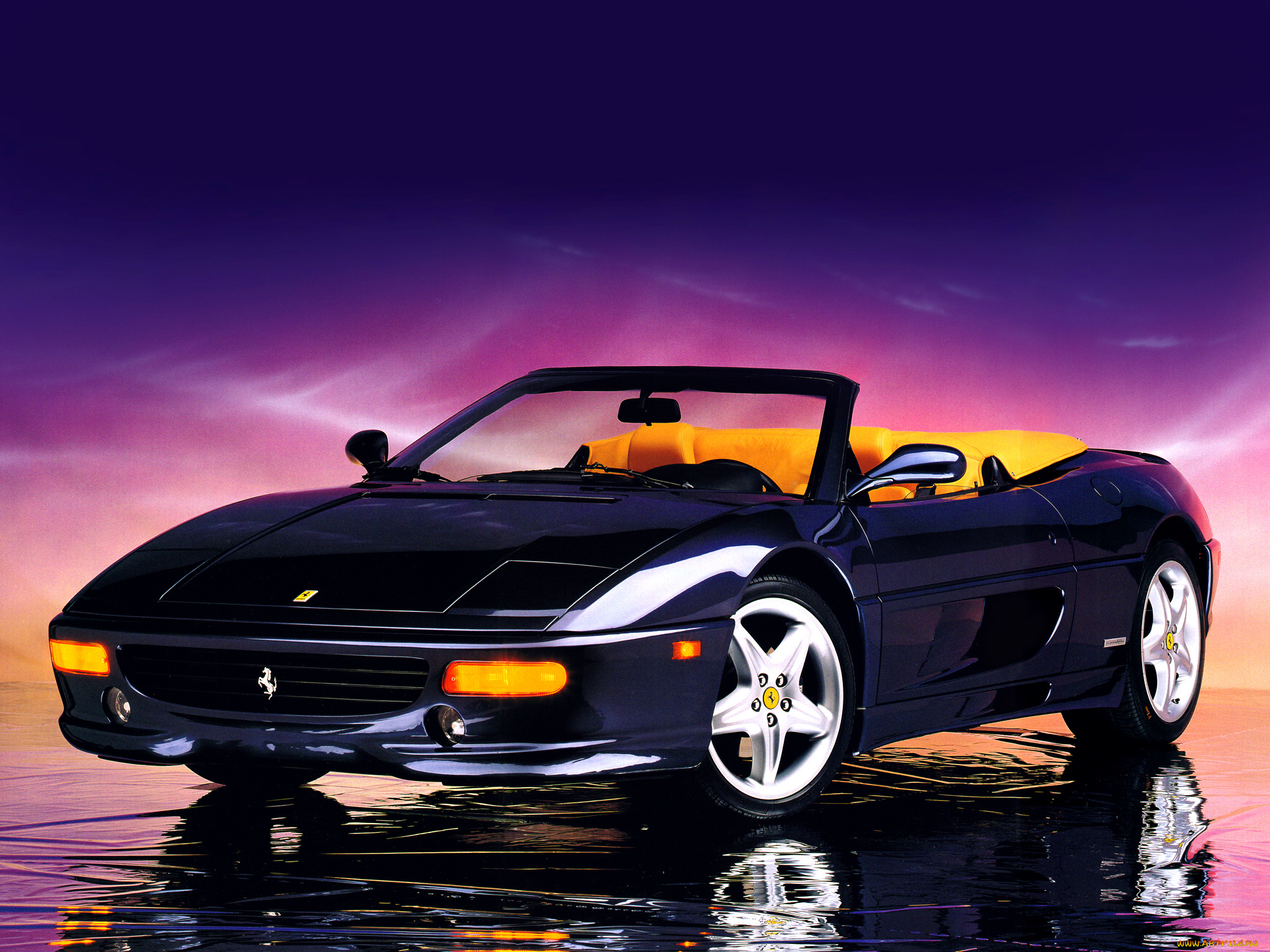 ferrari, f355, spider, автомобили