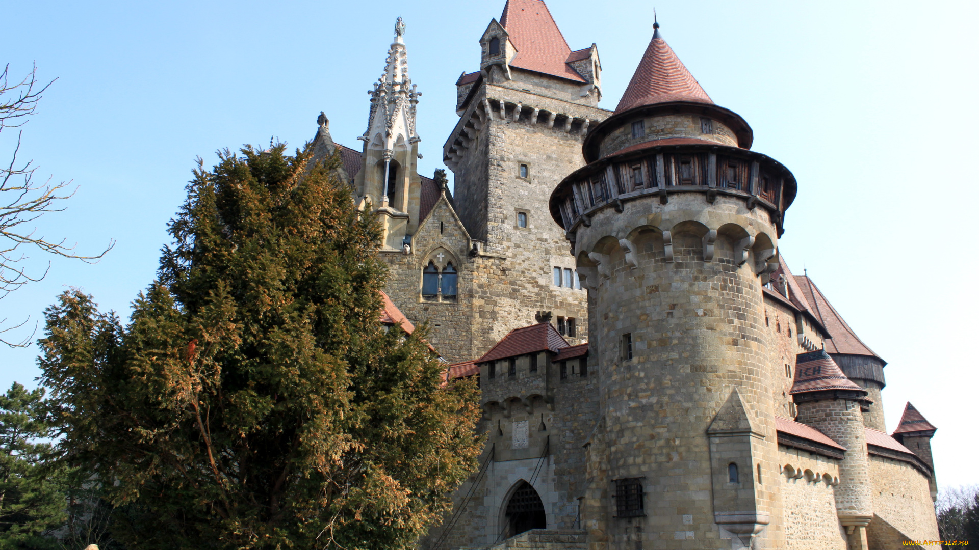 burg, kreuzenstein, aвстрия, города, дворцы, замки, крепости, замок