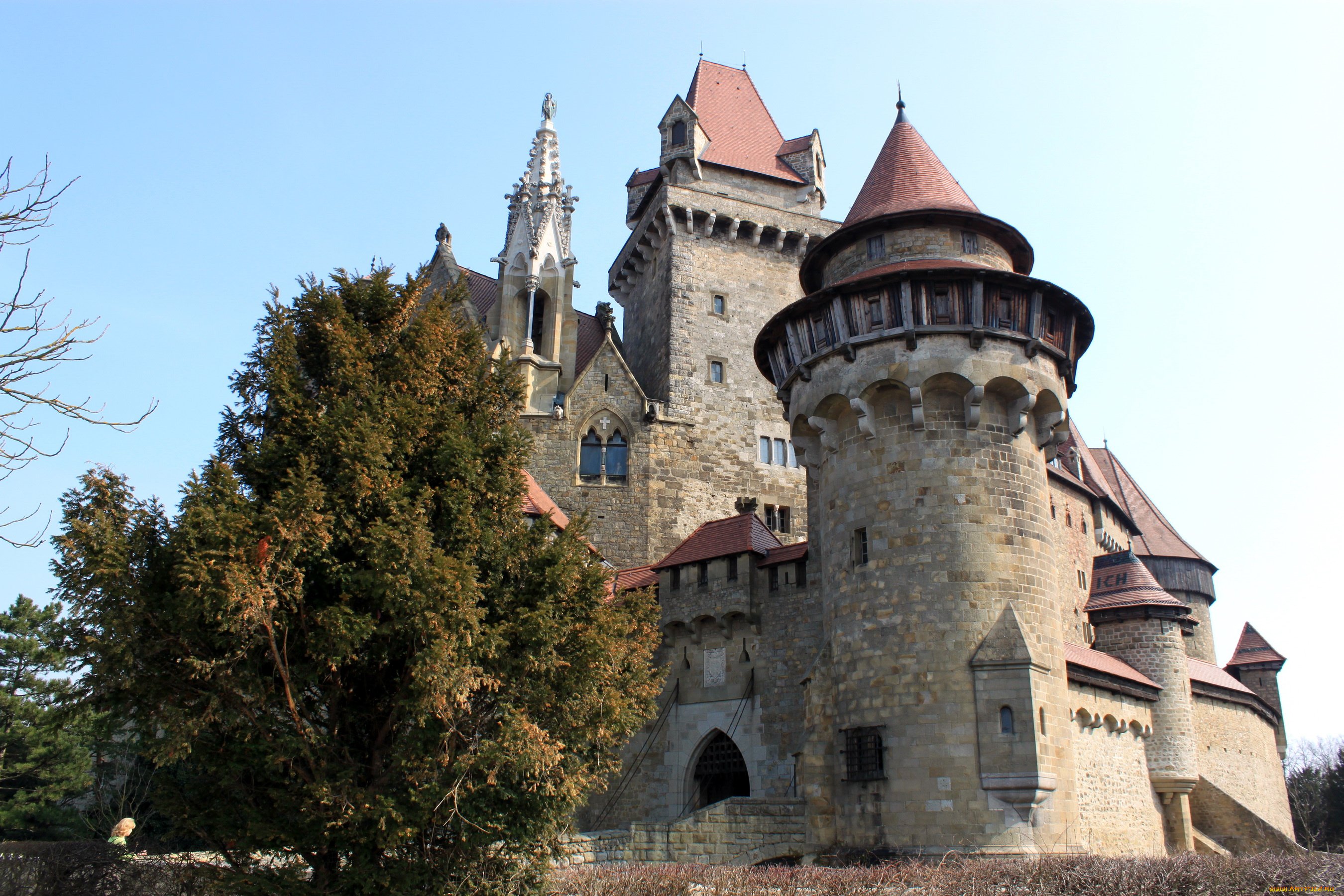 burg, kreuzenstein, aвстрия, города, дворцы, замки, крепости, замок